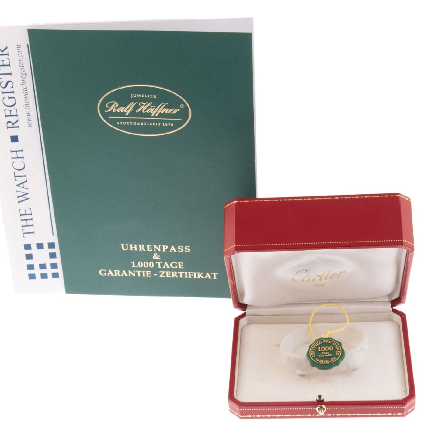 Cartier Santos Galbée 1567 (1996) - White dial 24 mm Gold/Steel case (2/8)