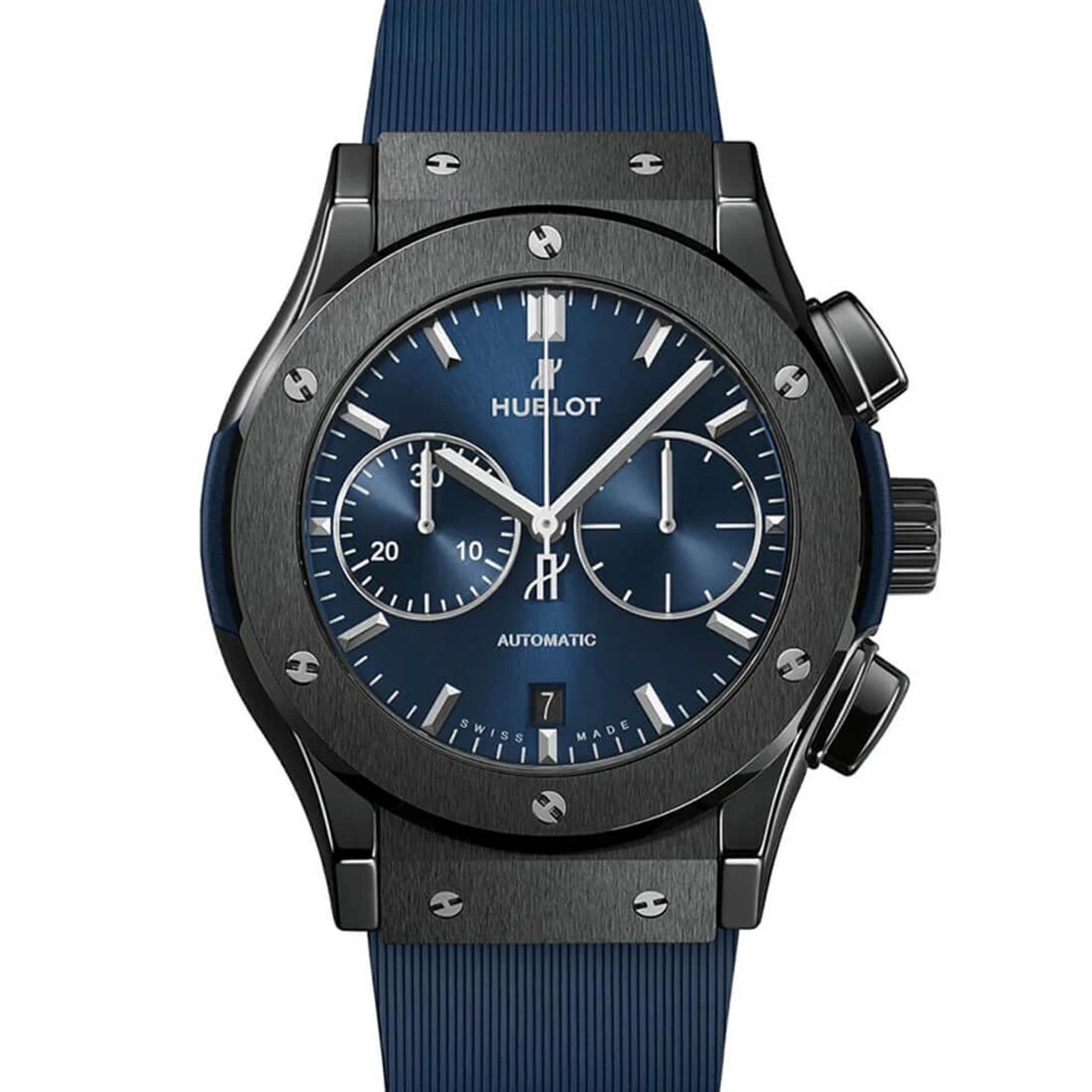 Hublot Classic Fusion Blue 521.CM.7170.RX (2023) - Blauw wijzerplaat 45mm Keramiek (2/3)