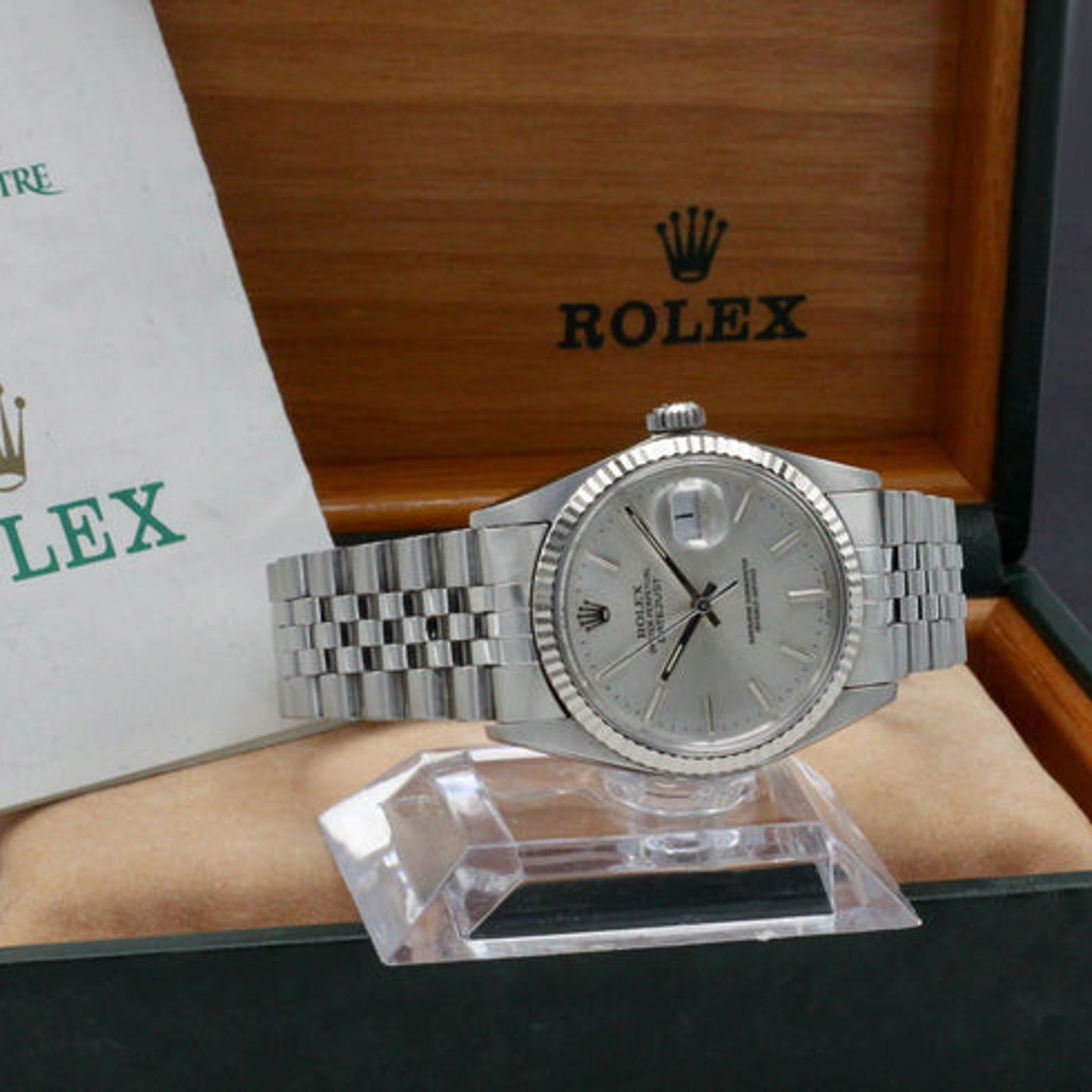 Rolex Datejust 36 16014 (1987) - Zilver wijzerplaat 36mm Staal (3/7)