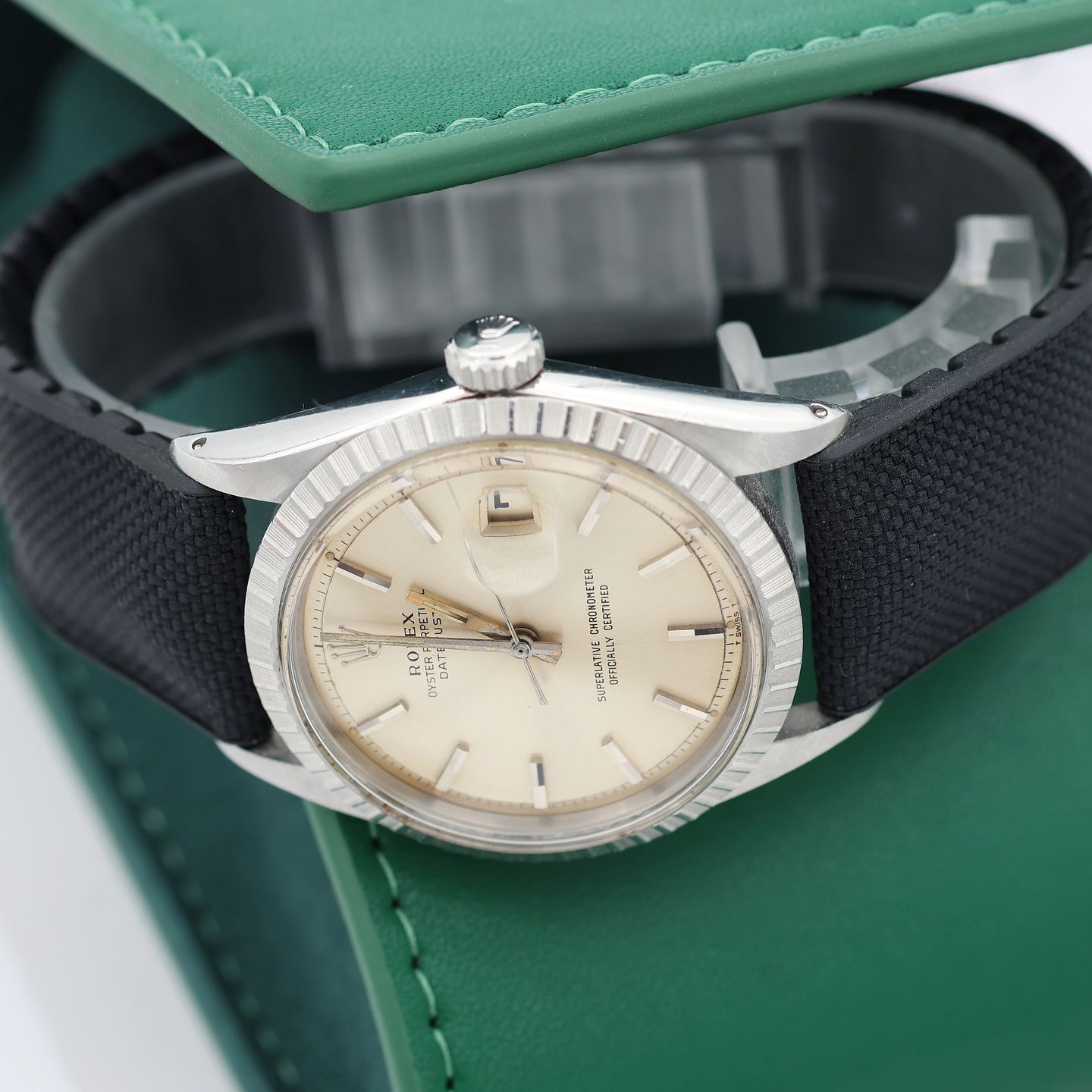 Rolex Datejust 1603 (Onbekend (willekeurig serienummer)) - Zilver wijzerplaat 36mm Staal (2/8)