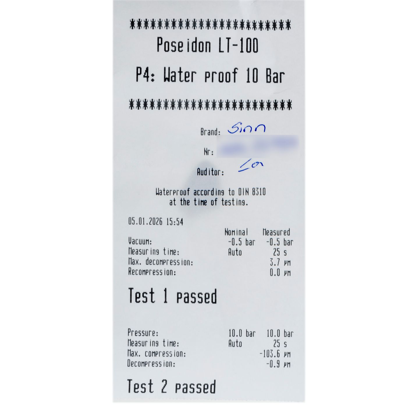 Sinn 104 104.012 - (5/8)