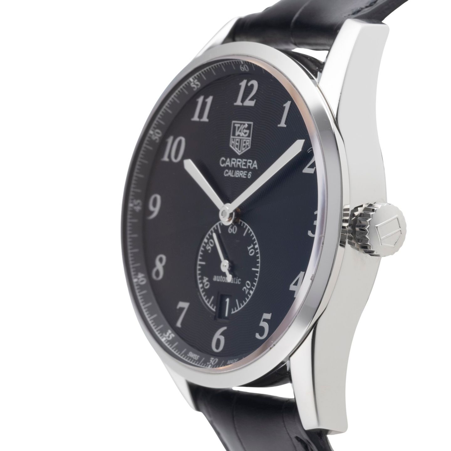 TAG Heuer Carrera Calibre 6 WAS2110 (2017) - Black dial 39 mm Steel case (6/8)