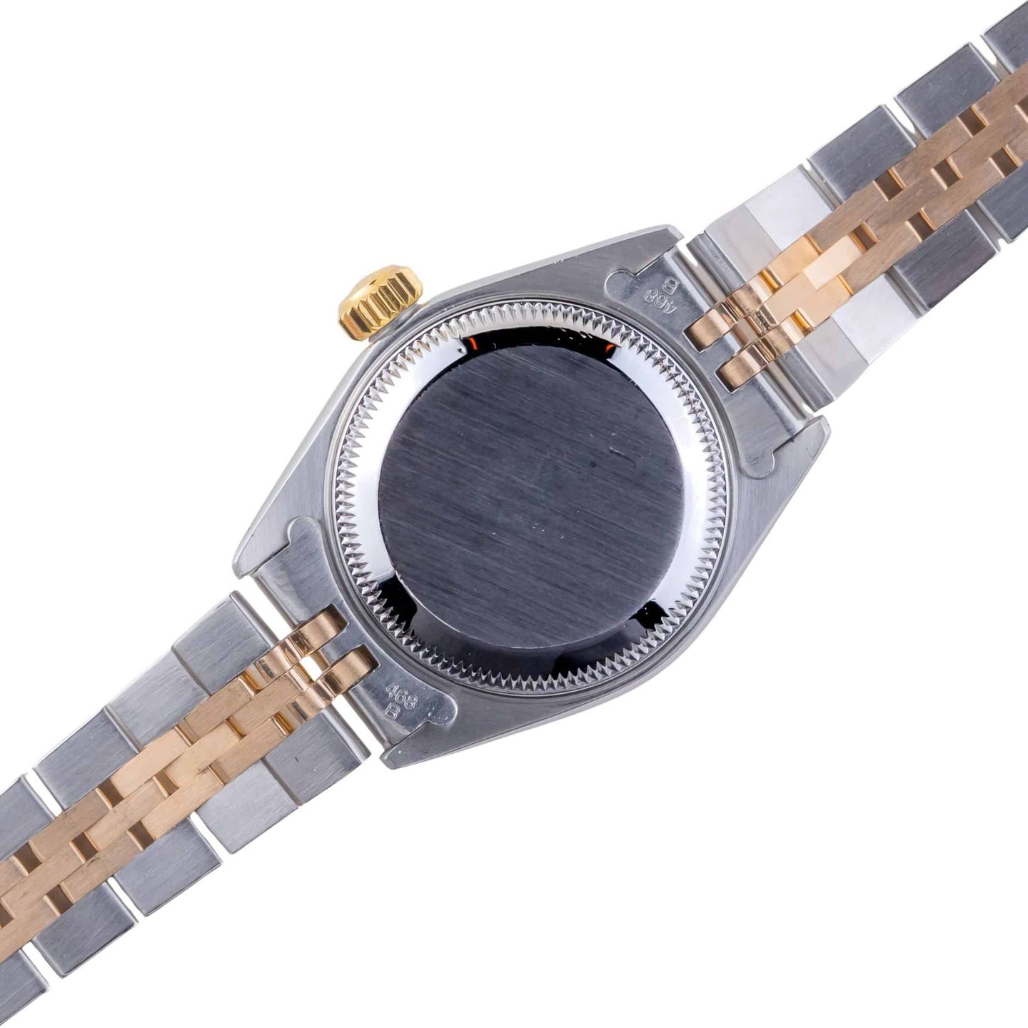 Rolex Lady-Datejust 69173 (1990) - Champagne dial 26 mm Gold/Steel case (4/8)