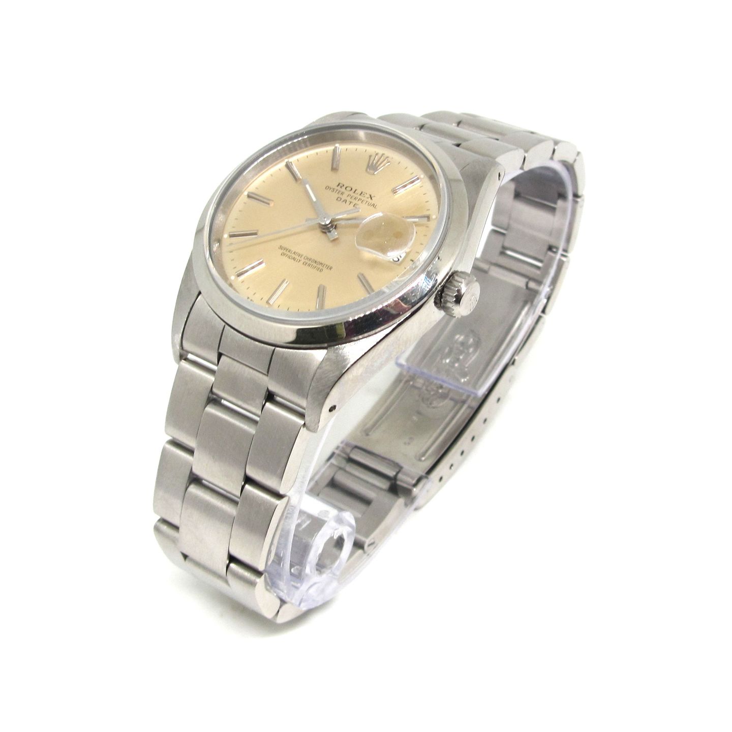 Rolex Oyster Perpetual Date 15200 (1990) - 34 mm Steel case (5/6)