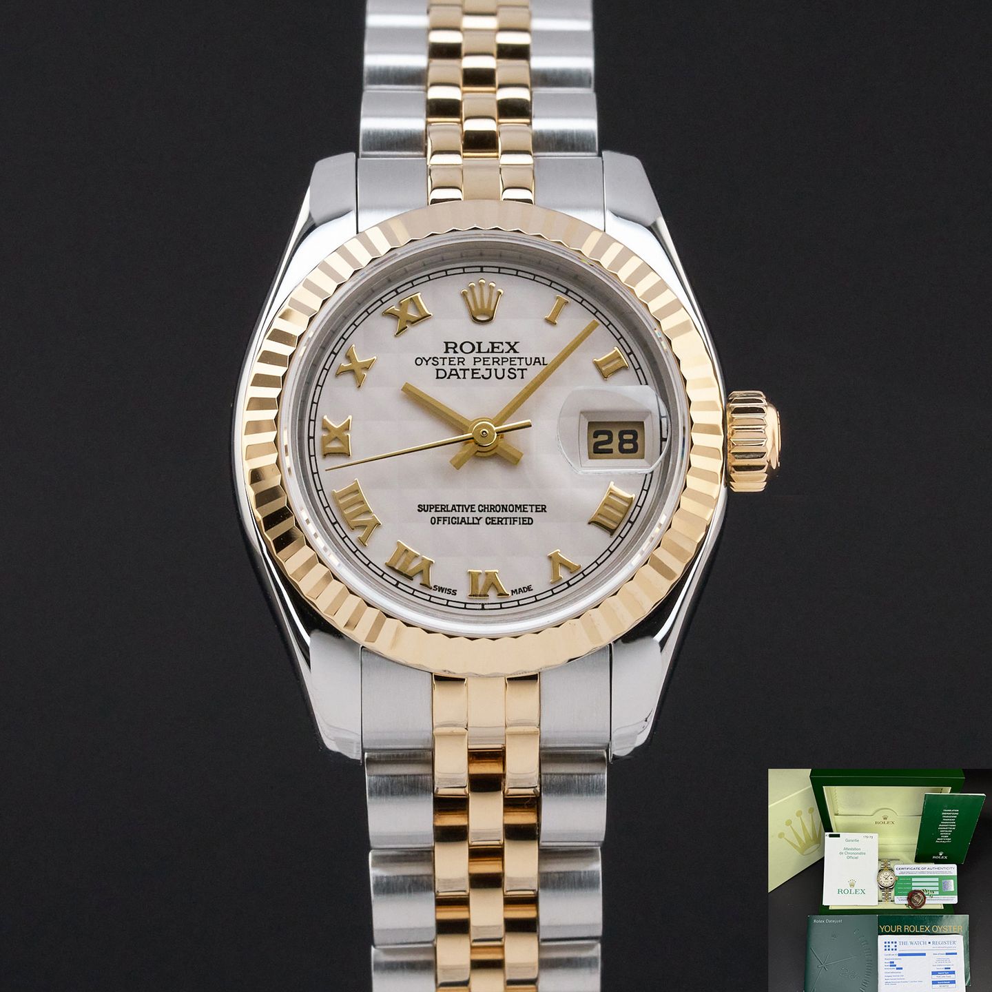 Rolex Lady-Datejust 179173 (2004) - 26 mm Gold/Steel case (1/8)