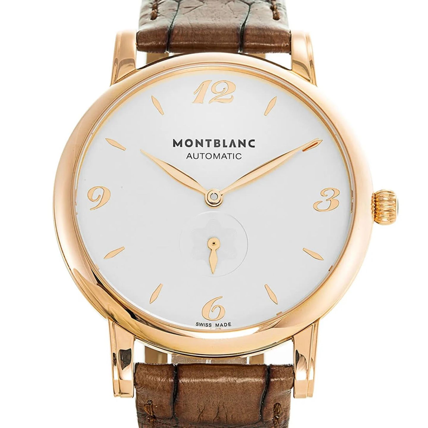 Montblanc Star Classique 107076 (2023) - Wit wijzerplaat 39mm Roségoud (2/3)