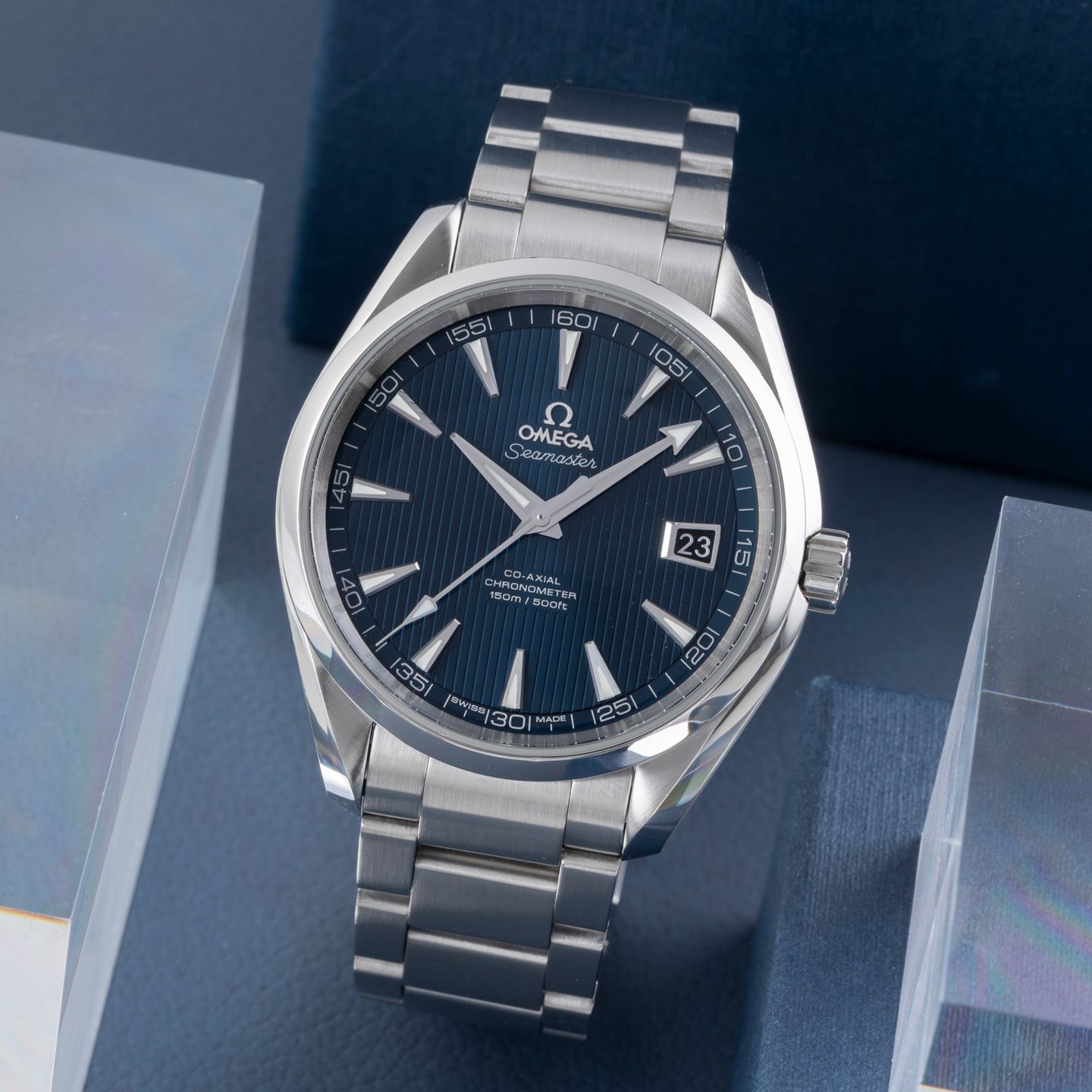 Omega Seamaster Aqua Terra 231.10.42.21.03.001 (Unknown (random serial)) - Blue dial 42 mm Steel case (1/8)