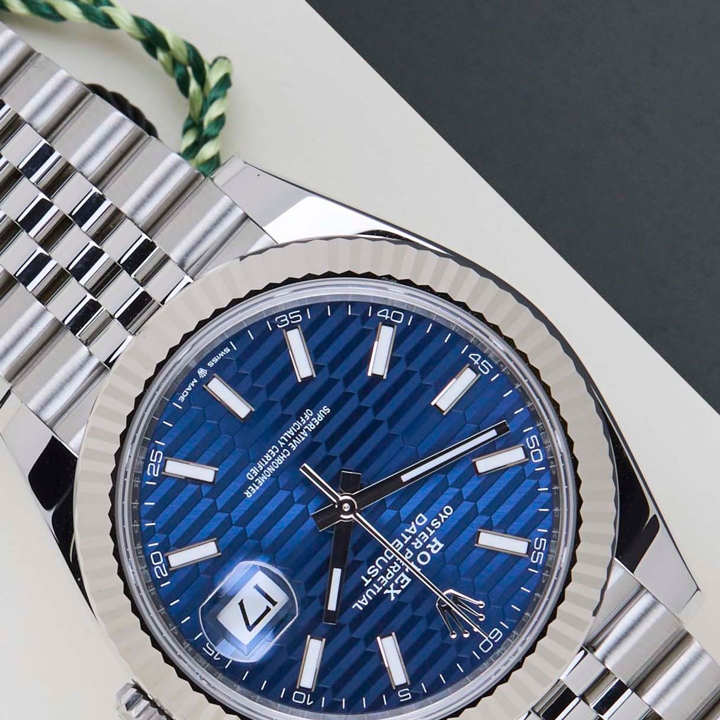 Rolex Datejust 41 126334 (2023) - Blauw wijzerplaat 41mm Staal (4/8)
