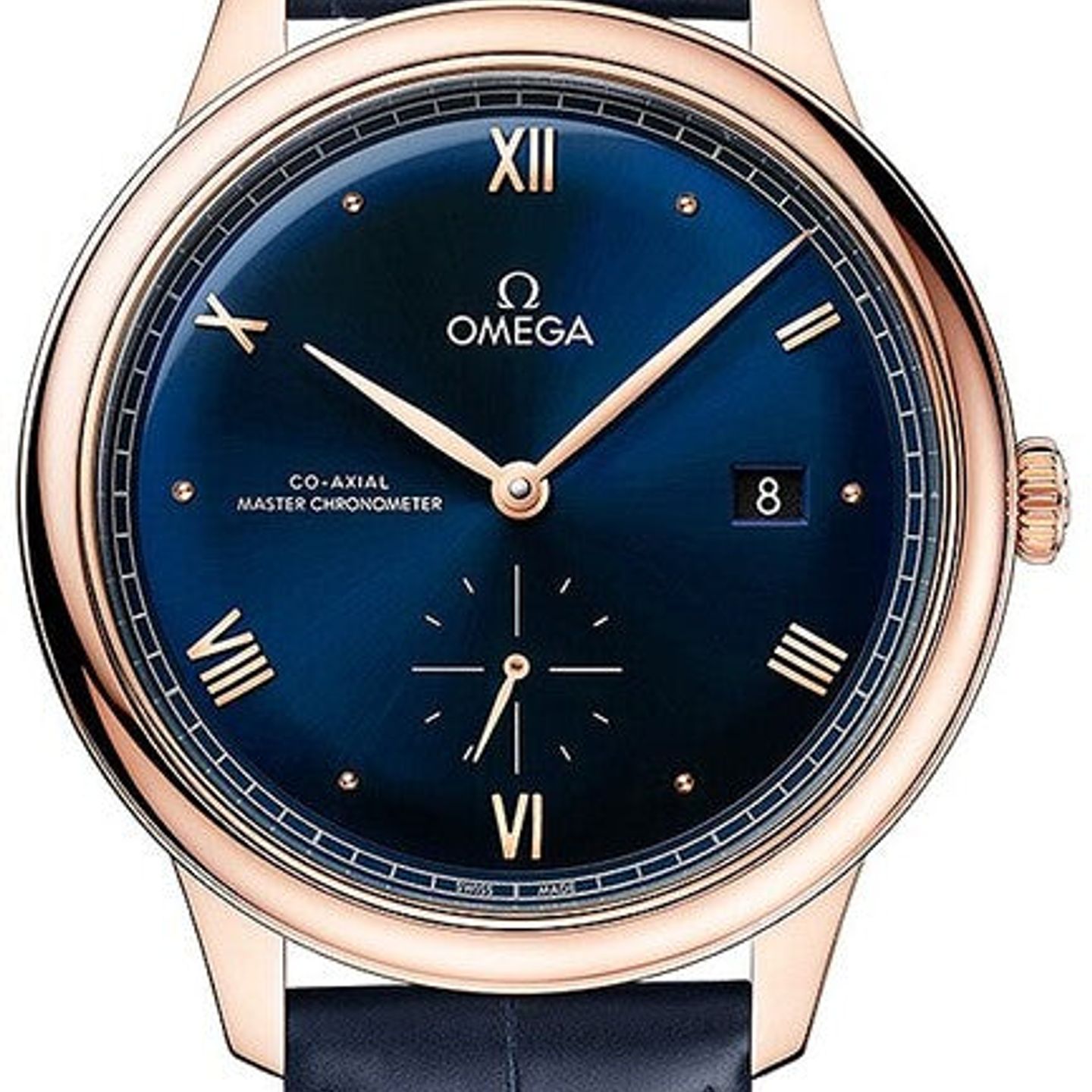 Omega De Ville 434.53.41.20.03.001 (2026) - Silver dial 41 mm Rose Gold case (2/2)