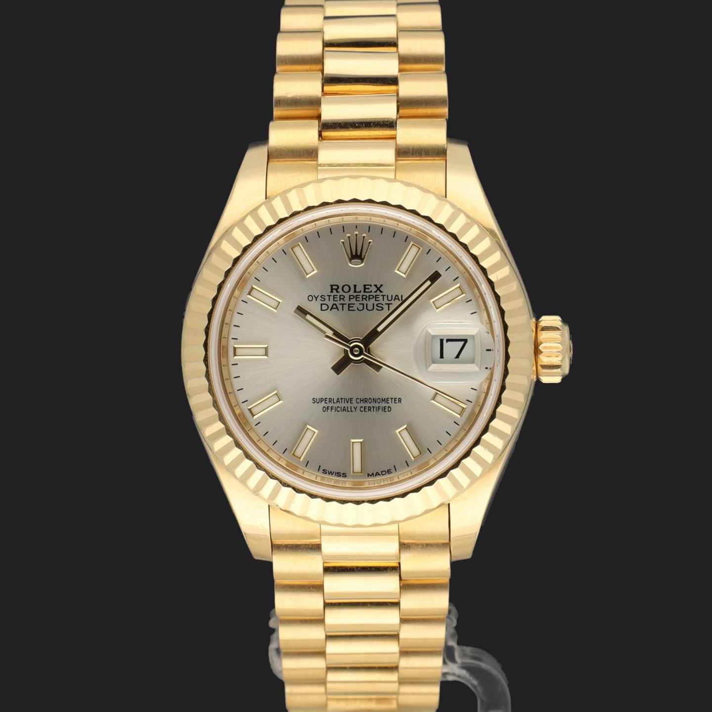 Rolex Lady-Datejust 279178 (2018) - 28 mm Yellow Gold case (3/8)