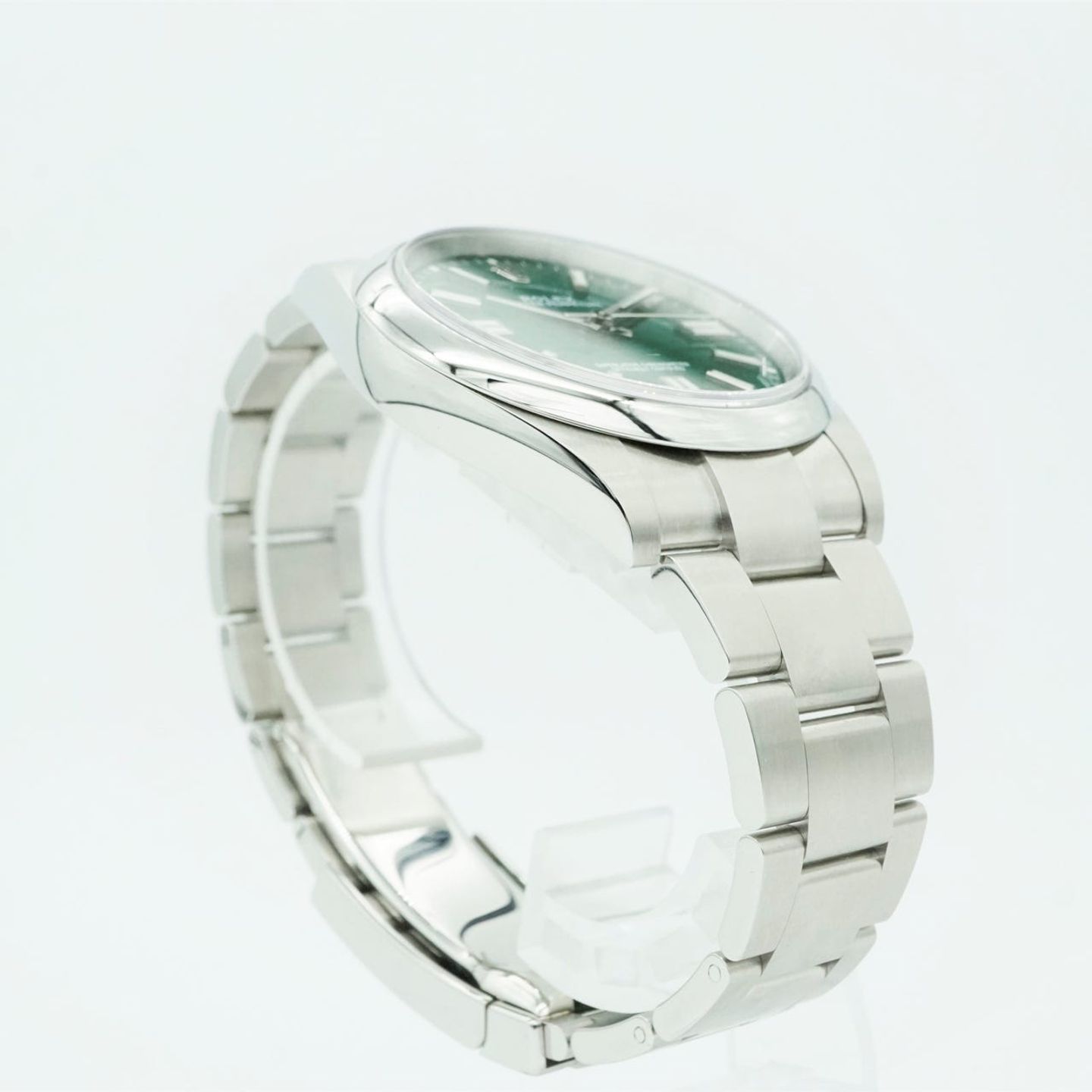 Rolex Oyster Perpetual 124300 (2022) - Green dial 41 mm Steel case (4/6)