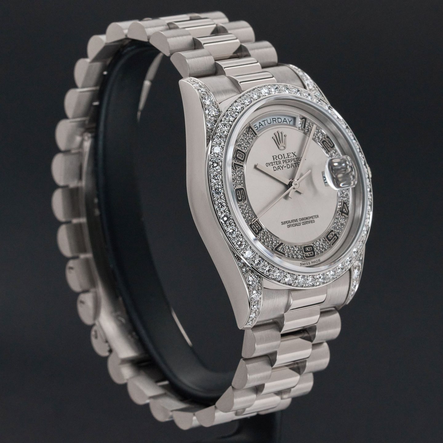 Rolex Day-Date 36 18389 (1995) - Zilver wijzerplaat 36mm Witgoud (5/8)