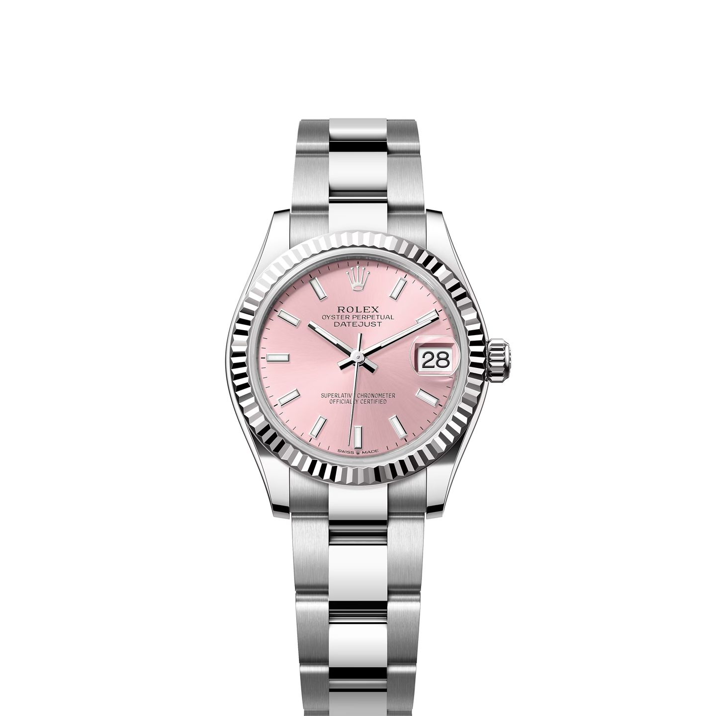 Rolex Datejust 31 278274 (2024) - Roze wijzerplaat 31mm Staal (1/1)