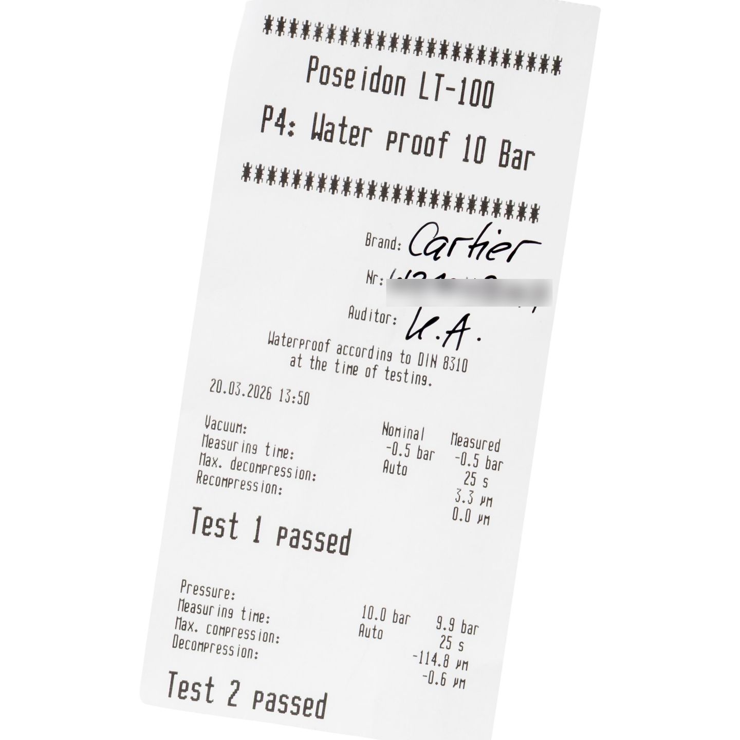 Cartier Pasha C W31049M7 (2005) - Zwart wijzerplaat 35mm Staal (5/8)