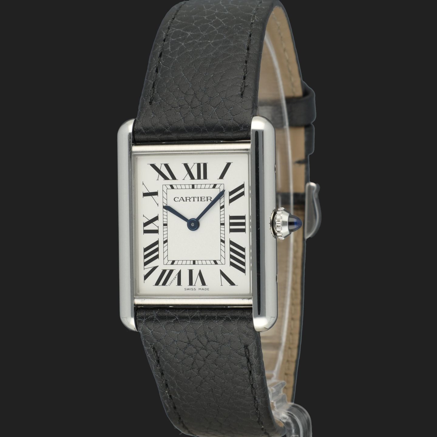 Cartier Tank WSTA0041 (2022) - Wit wijzerplaat 34mm Staal (1/8)