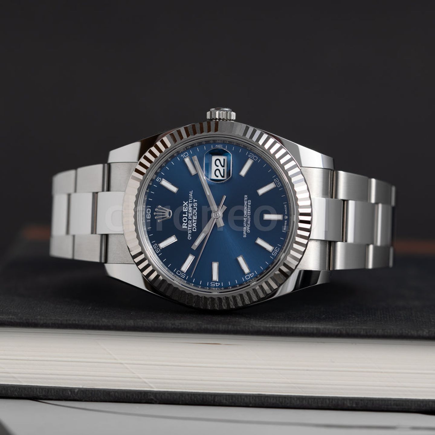 Rolex Datejust 41 126334 (2021) - Blue dial 41 mm Steel case (1/8)