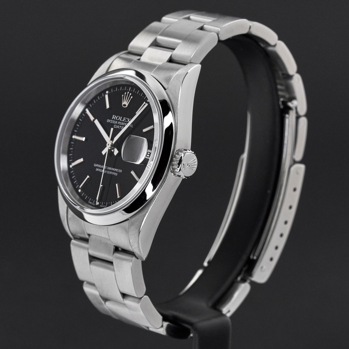 Rolex Oyster Perpetual Date 15200 (1999) - 34 mm Steel case (4/8)