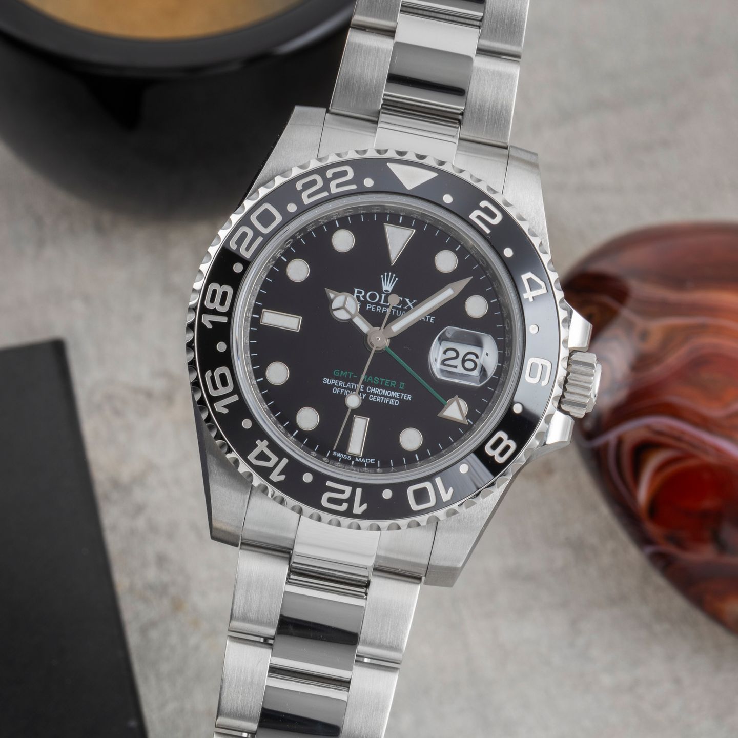 Rolex GMT-Master II 116710LN (Unknown (random serial)) - Black dial 40 mm Steel case (3/8)