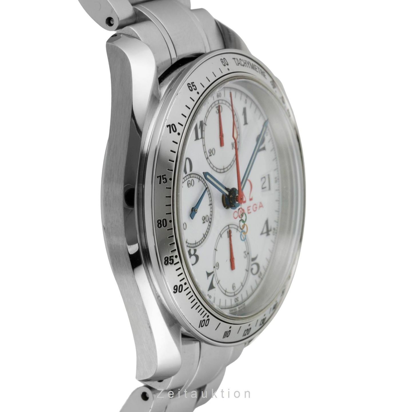 Omega Speedmaster Date 3516.20.00 (1999) - Zwart wijzerplaat 39mm Staal (6/8)