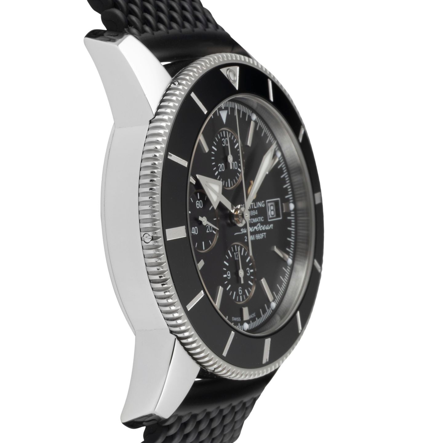 Breitling Superocean Heritage II Chronograph A13312 (2017) - Zwart wijzerplaat 46mm Staal (7/8)