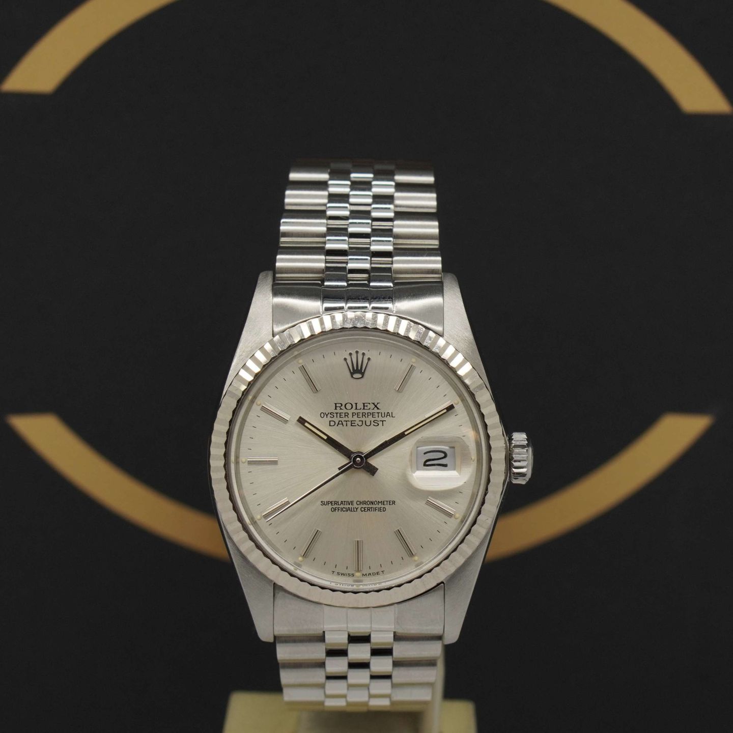 Rolex Datejust 36 16014 (1987) - Silver dial 36 mm Steel case (1/7)