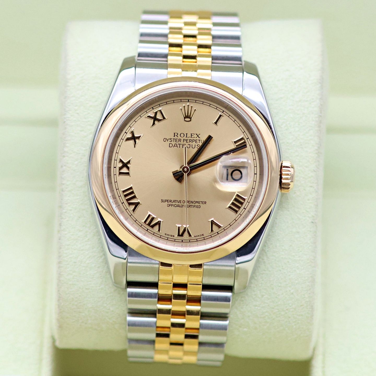 Rolex Datejust 36 116203 (Onbekend (willekeurig serienummer)) - 36mm Goud/Staal (1/8)