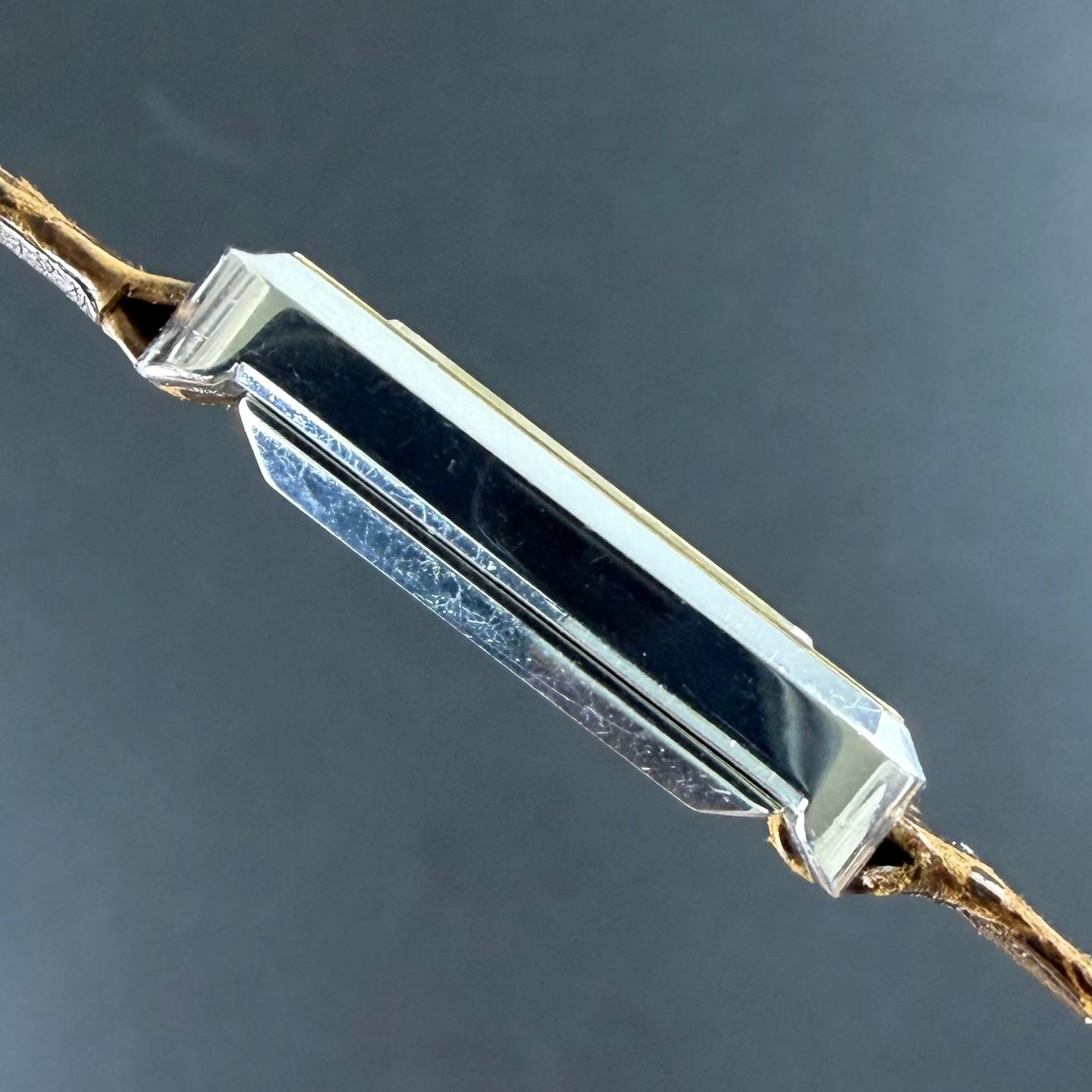 Omega De Ville 511.0511 (1975) - Black dial 23 mm Gold/Steel case (6/8)