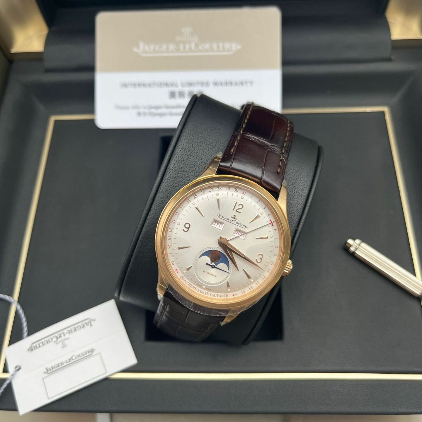 Jaeger-LeCoultre Master Calendar Q4142520 (2024) - Wit wijzerplaat 40mm Roségoud (6/8)