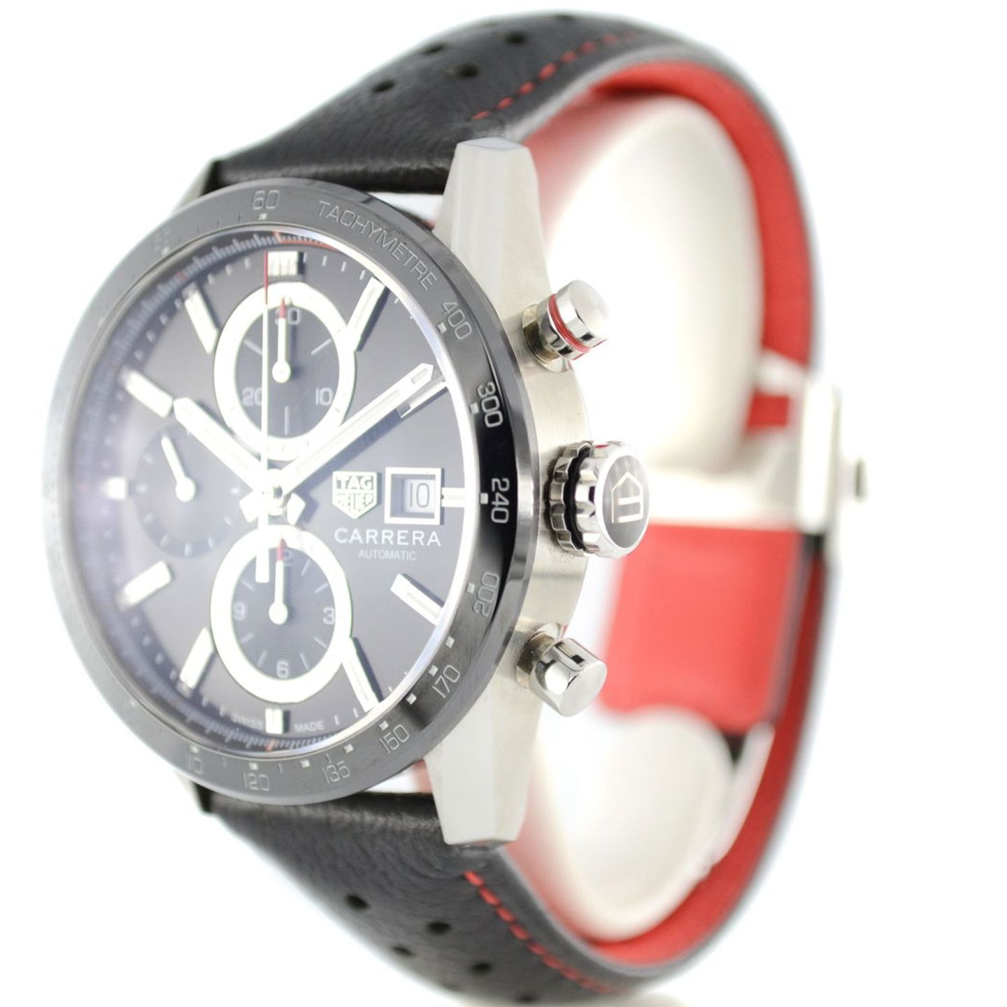 TAG Heuer Carrera CBM2110 (2022) - Zwart wijzerplaat 41mm Staal (2/7)