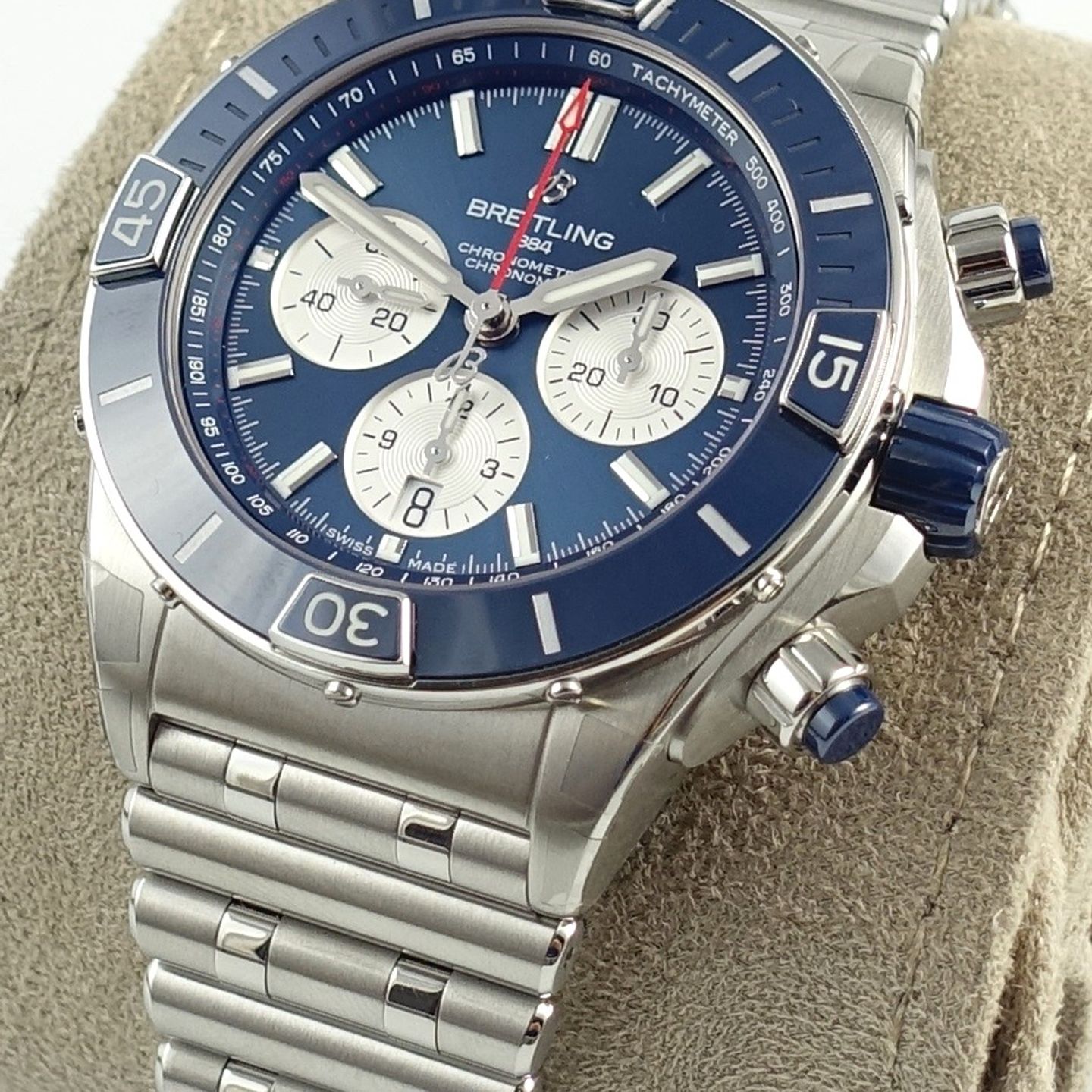 Breitling Chronomat AB0136161C1A1 (2024) - Blauw wijzerplaat 44mm Staal (2/8)