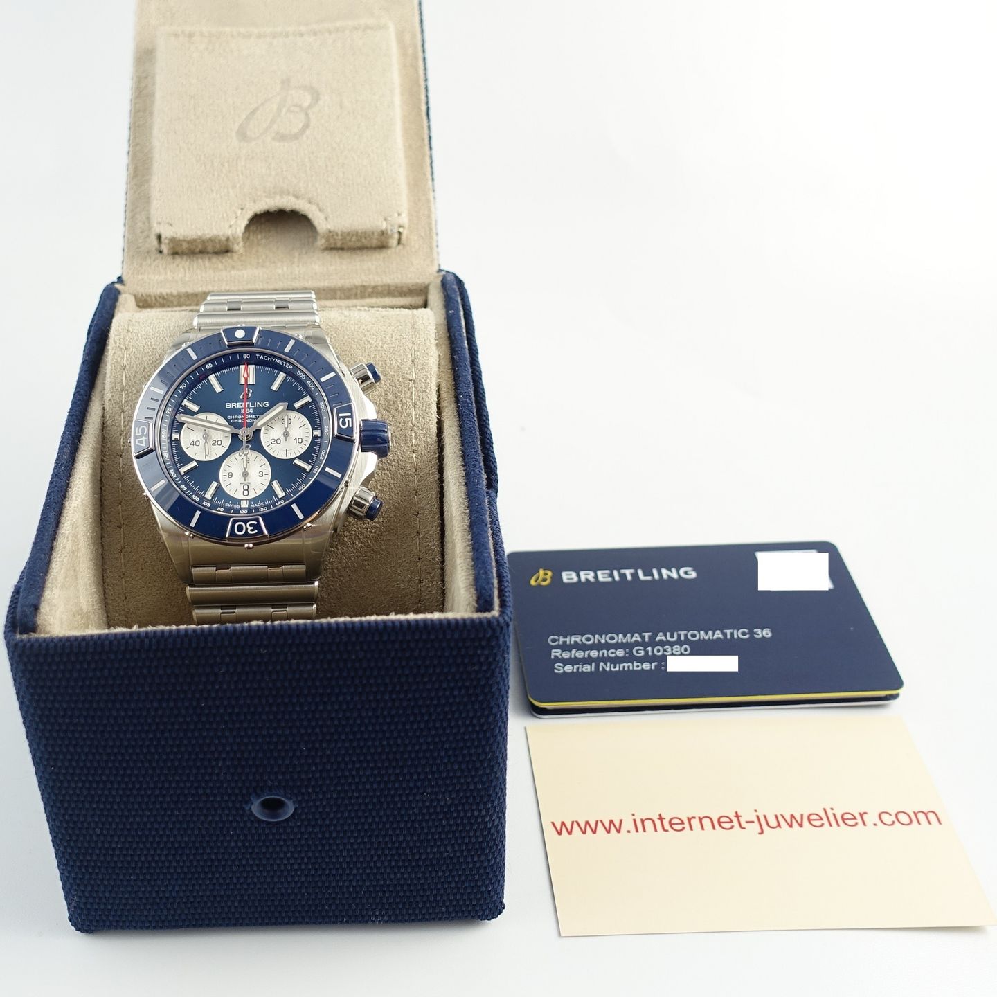 Breitling Chronomat AB0136161C1A1 (2024) - Blauw wijzerplaat 44mm Staal (8/8)