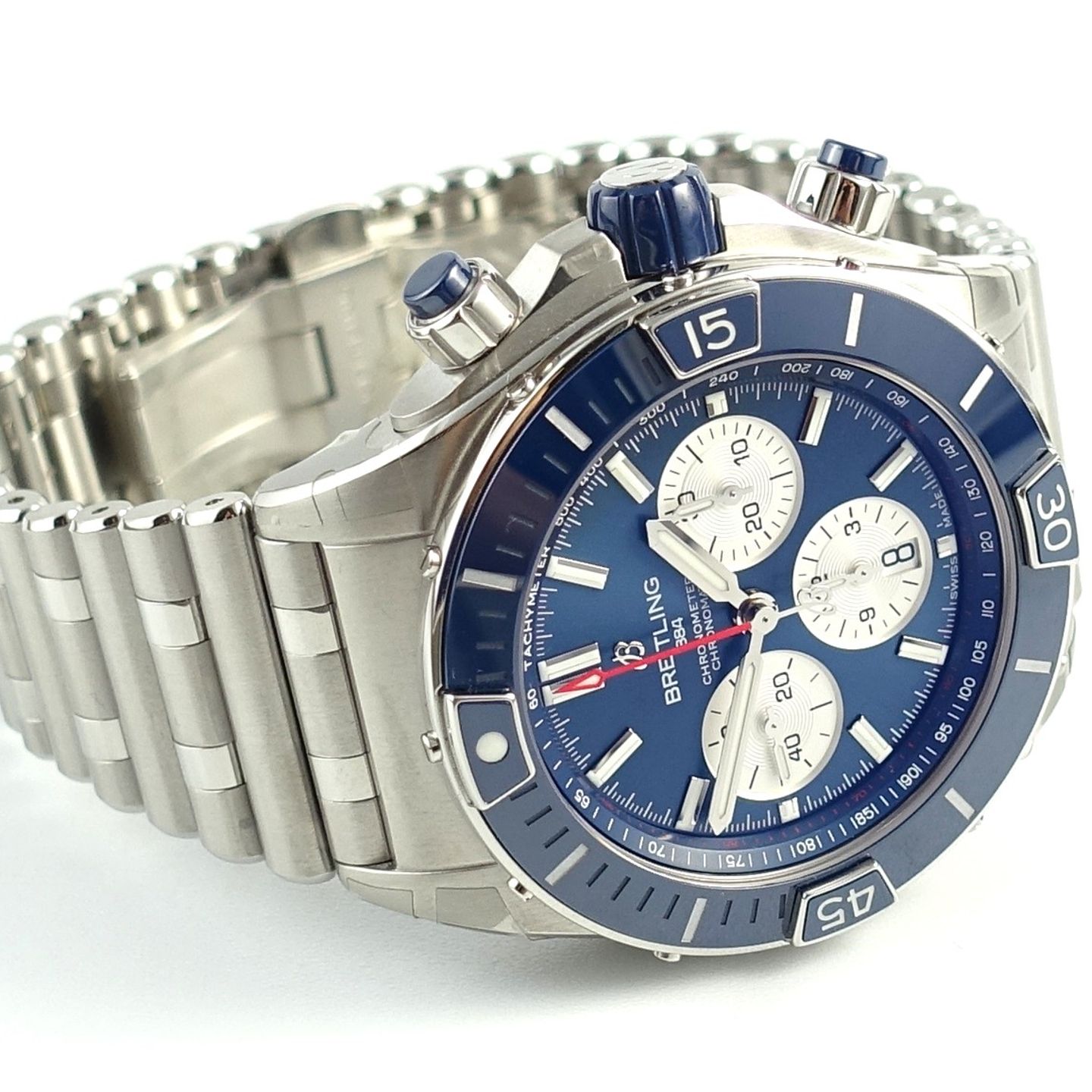 Breitling Chronomat AB0136161C1A1 (2024) - Blauw wijzerplaat 44mm Staal (5/8)