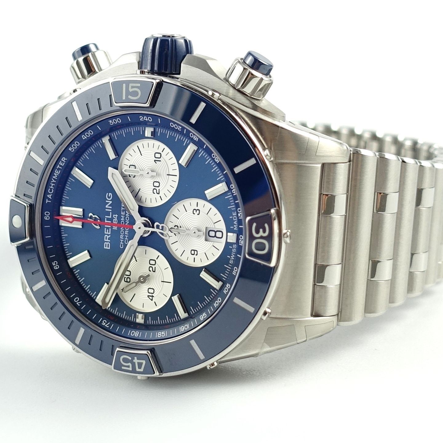 Breitling Chronomat AB0136161C1A1 (2024) - Blauw wijzerplaat 44mm Staal (3/8)