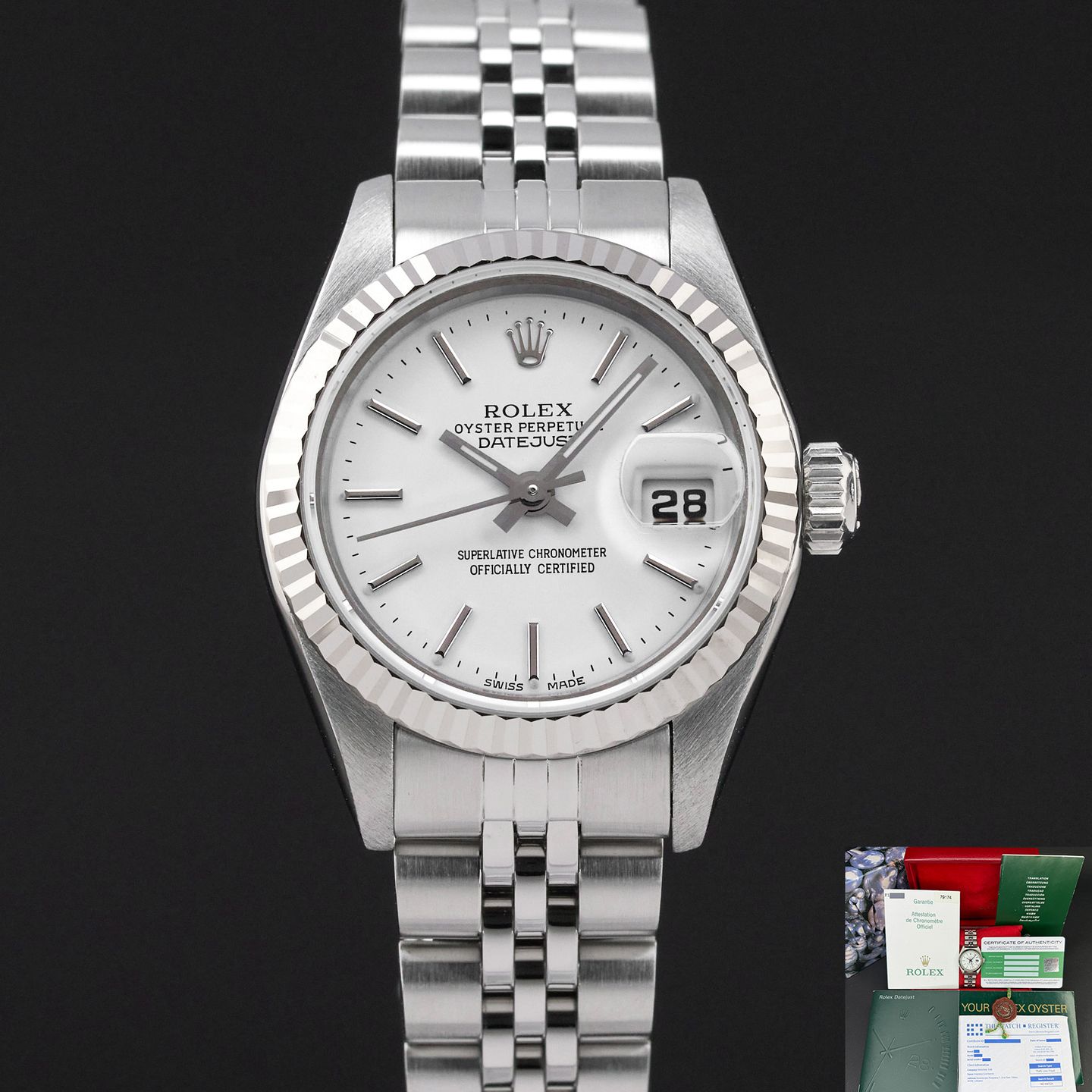 Rolex Lady-Datejust 79174 (2003) - 26 mm Steel case (1/8)