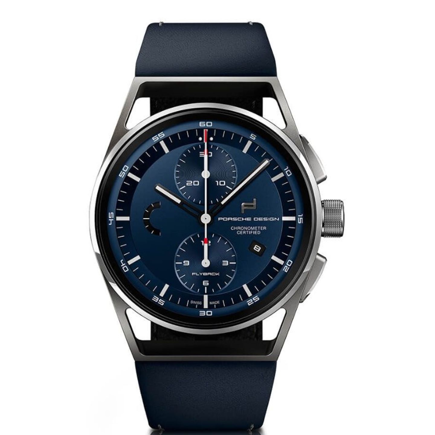 Porsche Design 1919 4046901079178 (2024) - Blue dial 42 mm Titanium case (1/1)