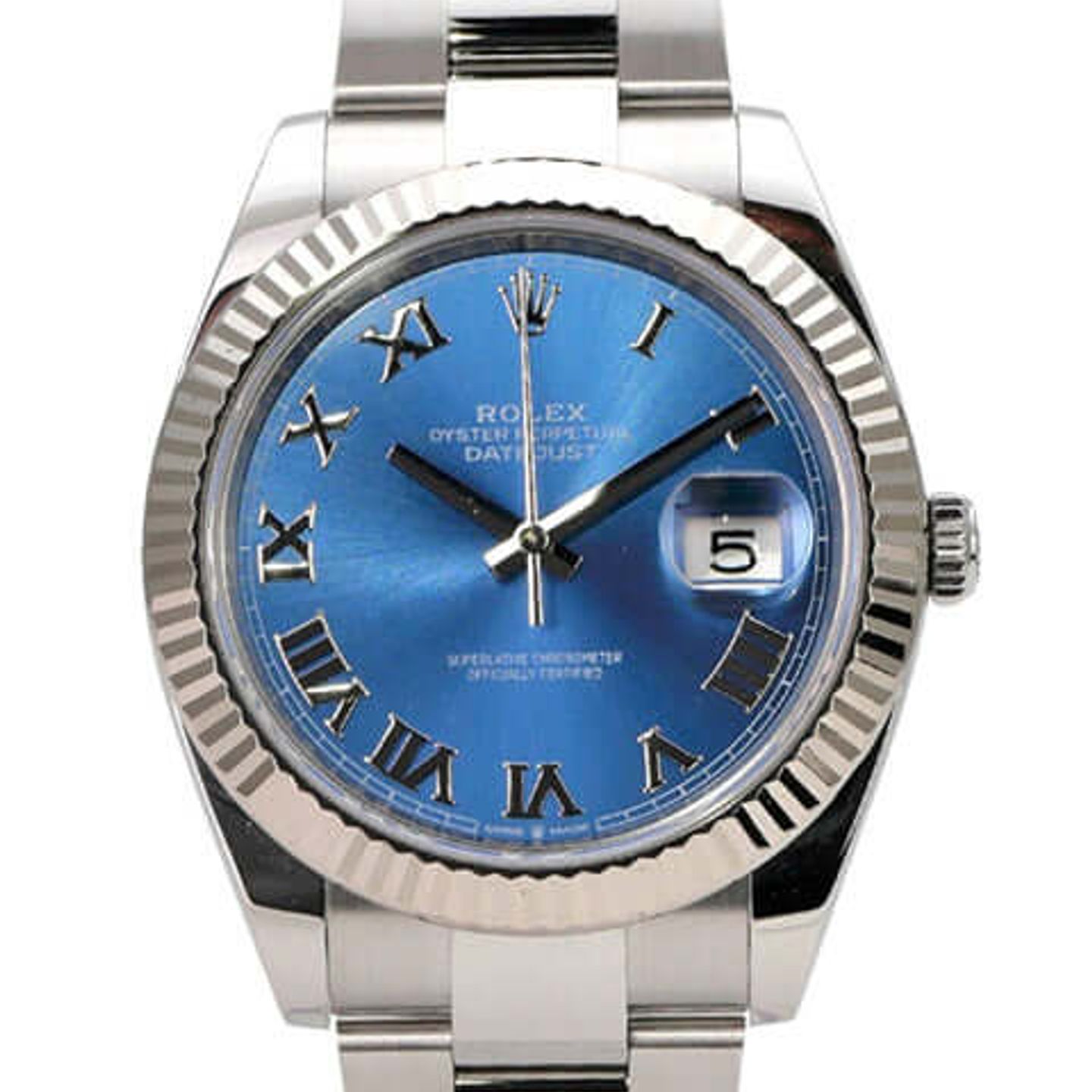 Rolex Datejust 41 126334 (2025) - Blue dial 41 mm Steel case (1/8)