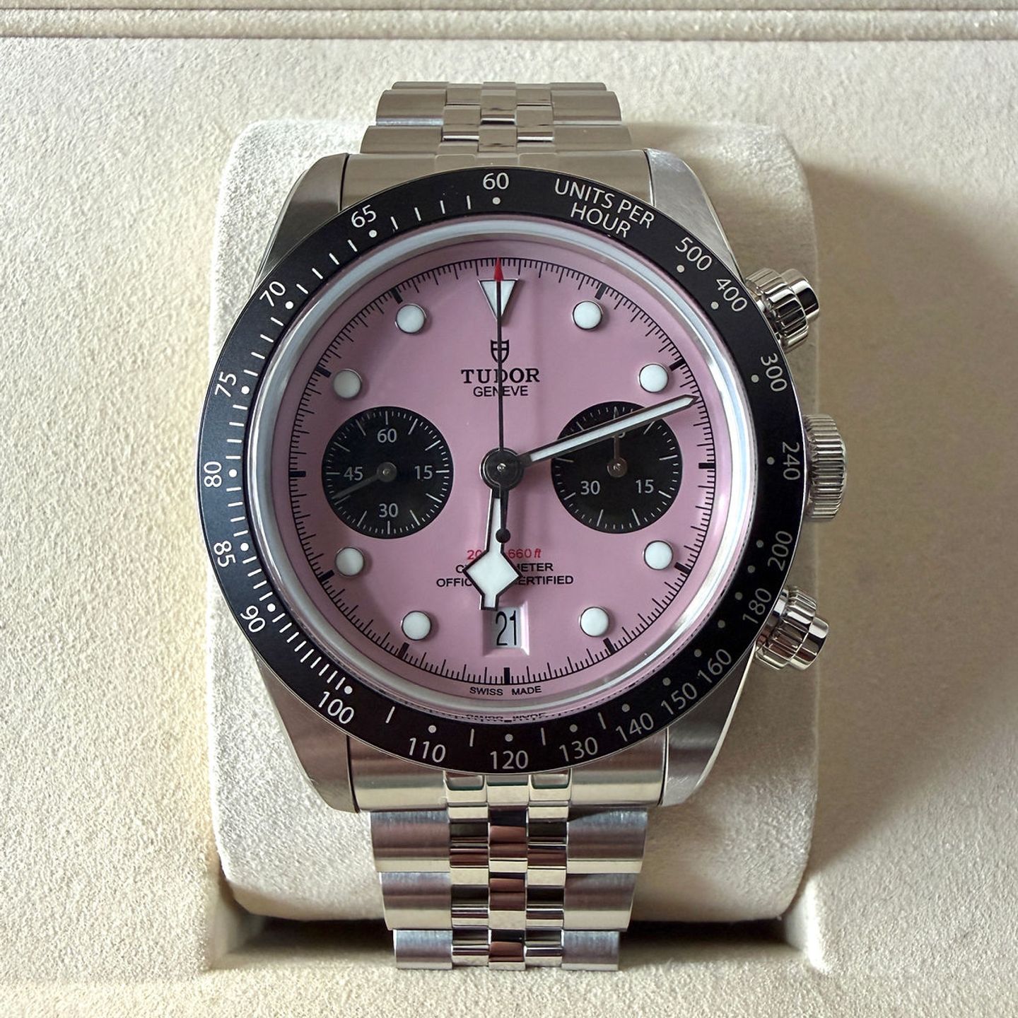 Tudor Black Bay Chrono 79360n-0019 (2026) - Pink dial 41 mm Steel case (2/4)