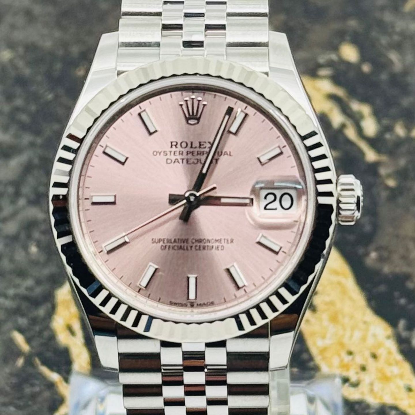 Rolex Datejust 31 278274 (2025) - Roze wijzerplaat 31mm Staal (2/8)