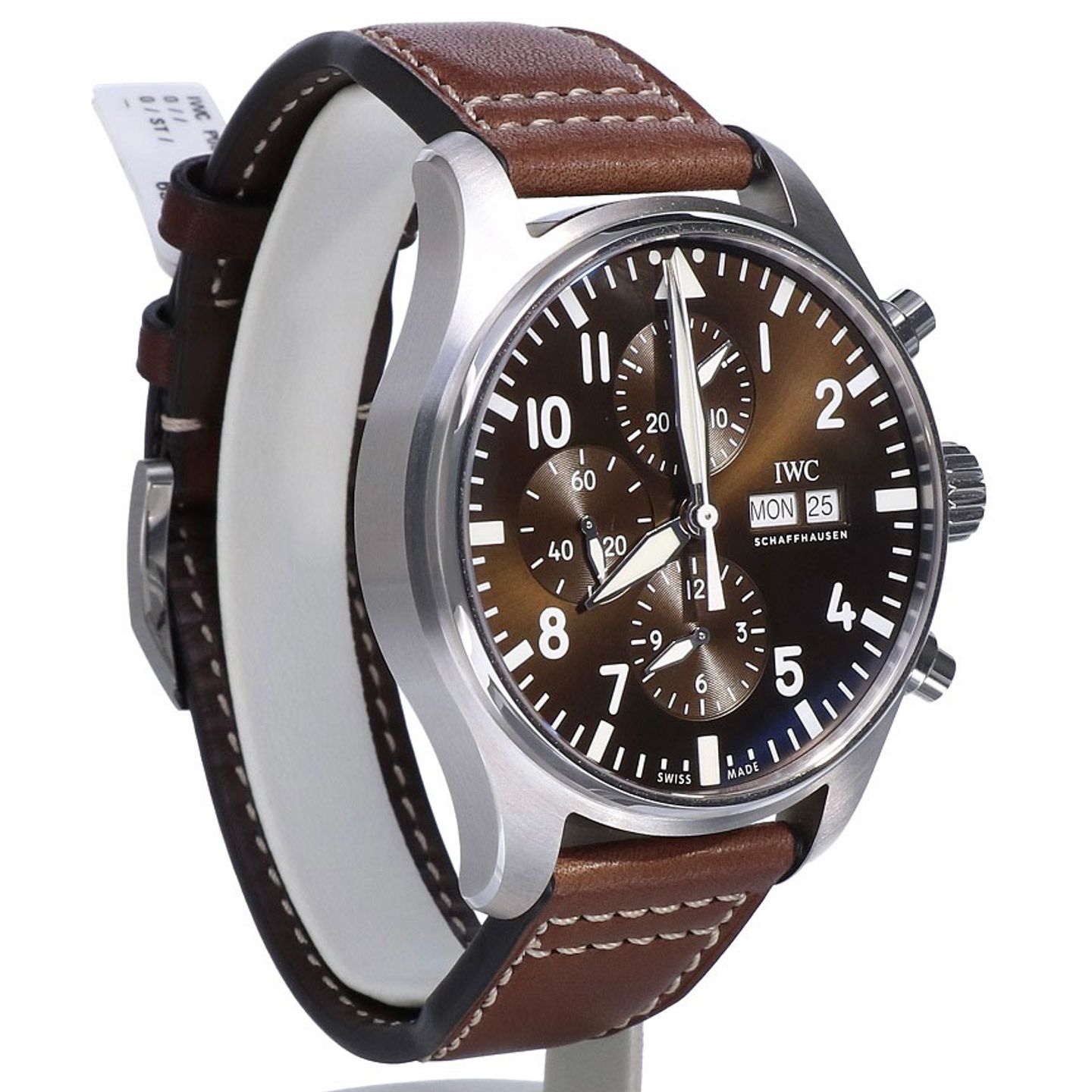 IWC Pilot Chronograph IW377713 (2022) - Brown dial 43 mm Steel case (6/8)