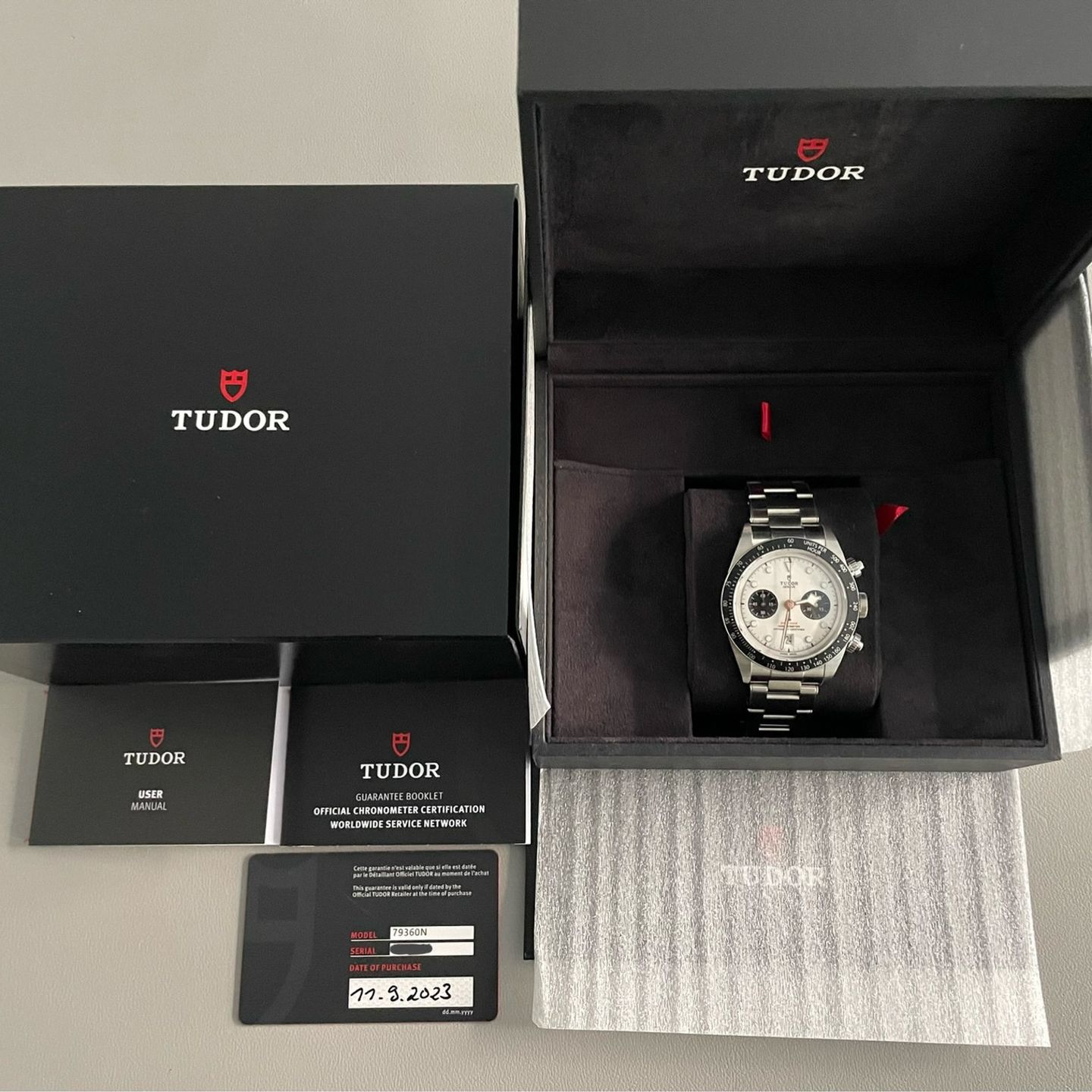 Tudor Black Bay Chrono 79360N (2023) - Wit wijzerplaat 41mm Staal (2/7)