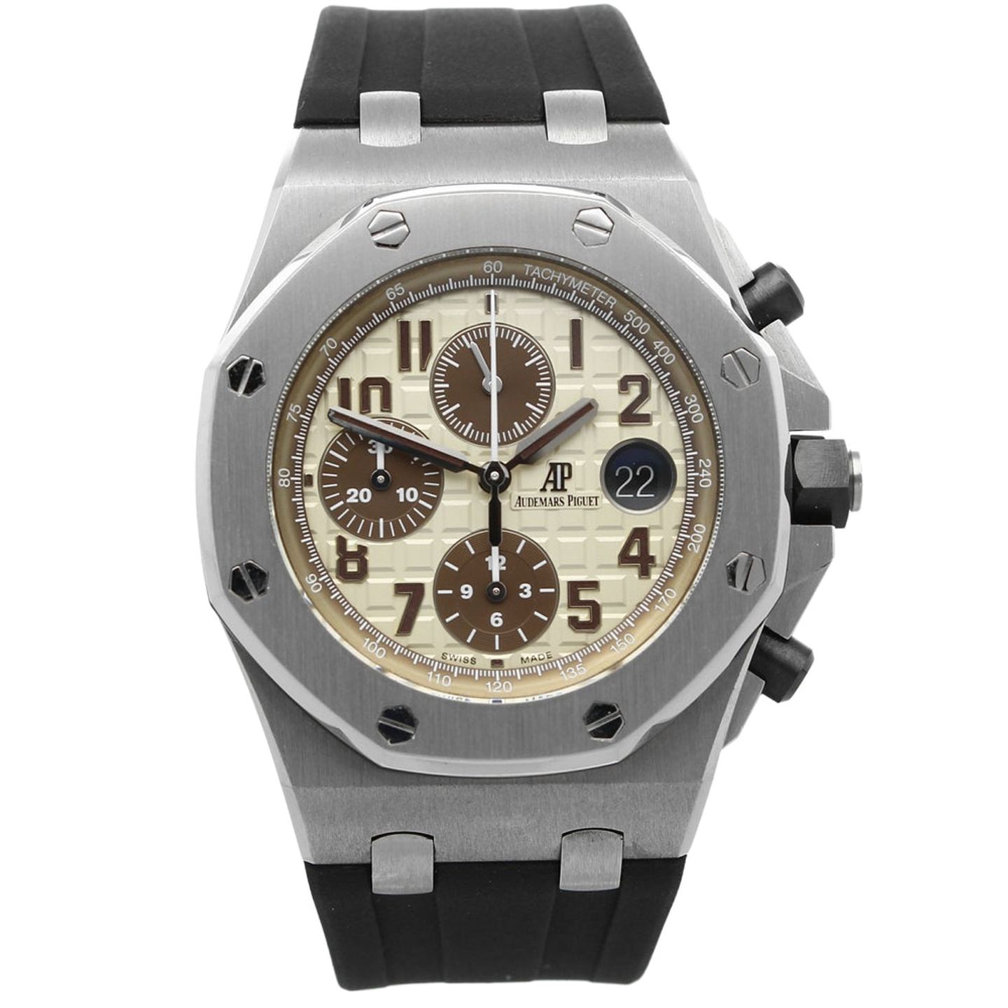 Audemars Piguet Royal Oak Offshore 26470ST.OO.A801CR.01 (2015) - Champagne dial 42 mm Steel case (1/6)