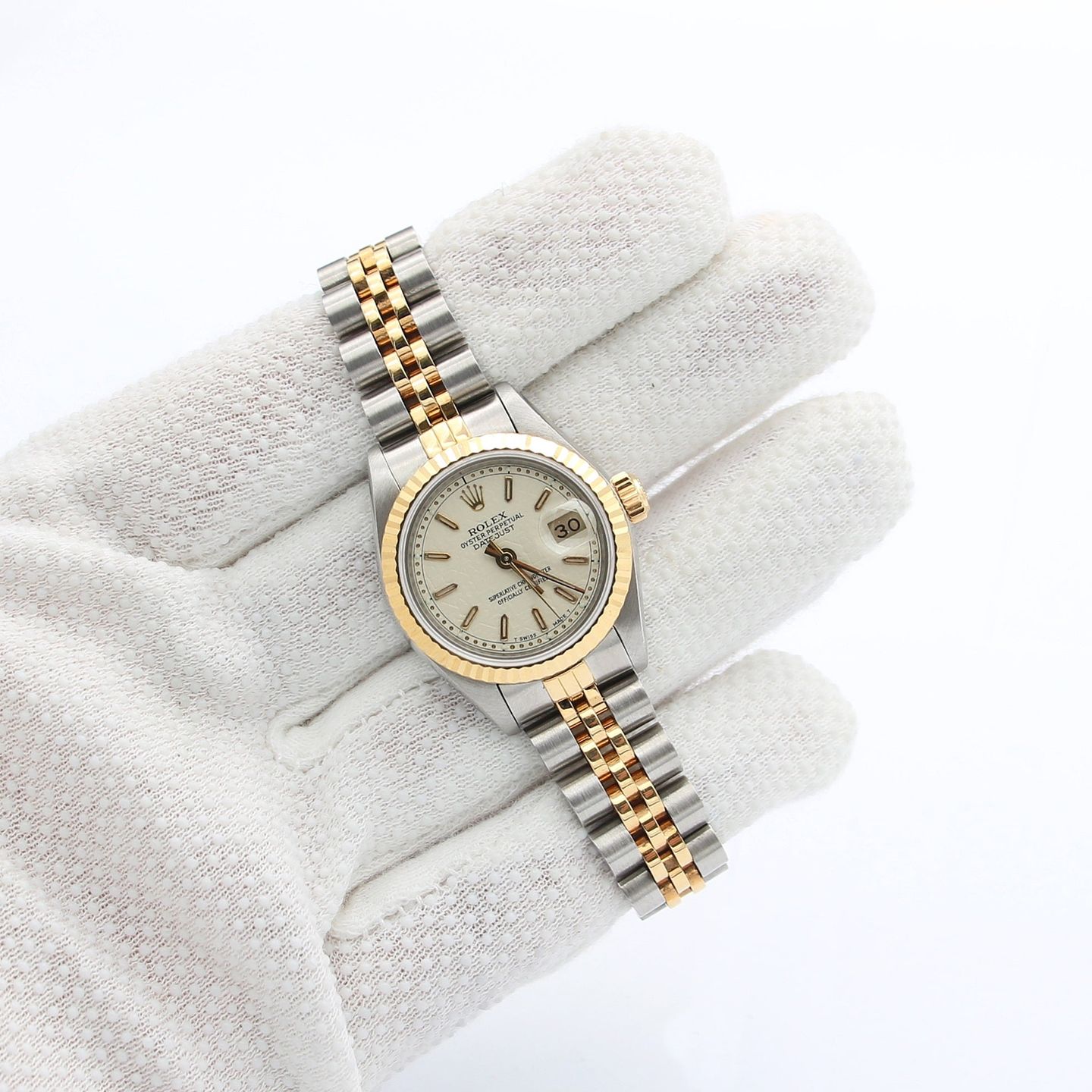 Rolex Lady-Datejust 69173 (Unknown (random serial)) - 26 mm Gold/Steel case (5/8)