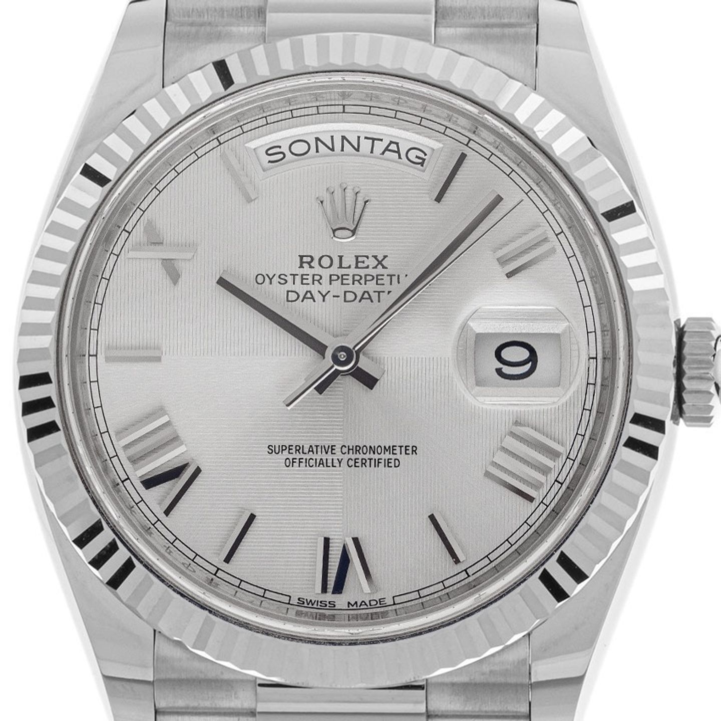 Rolex Day-Date 40 228239 (2015) - 40 mm White Gold case (1/8)