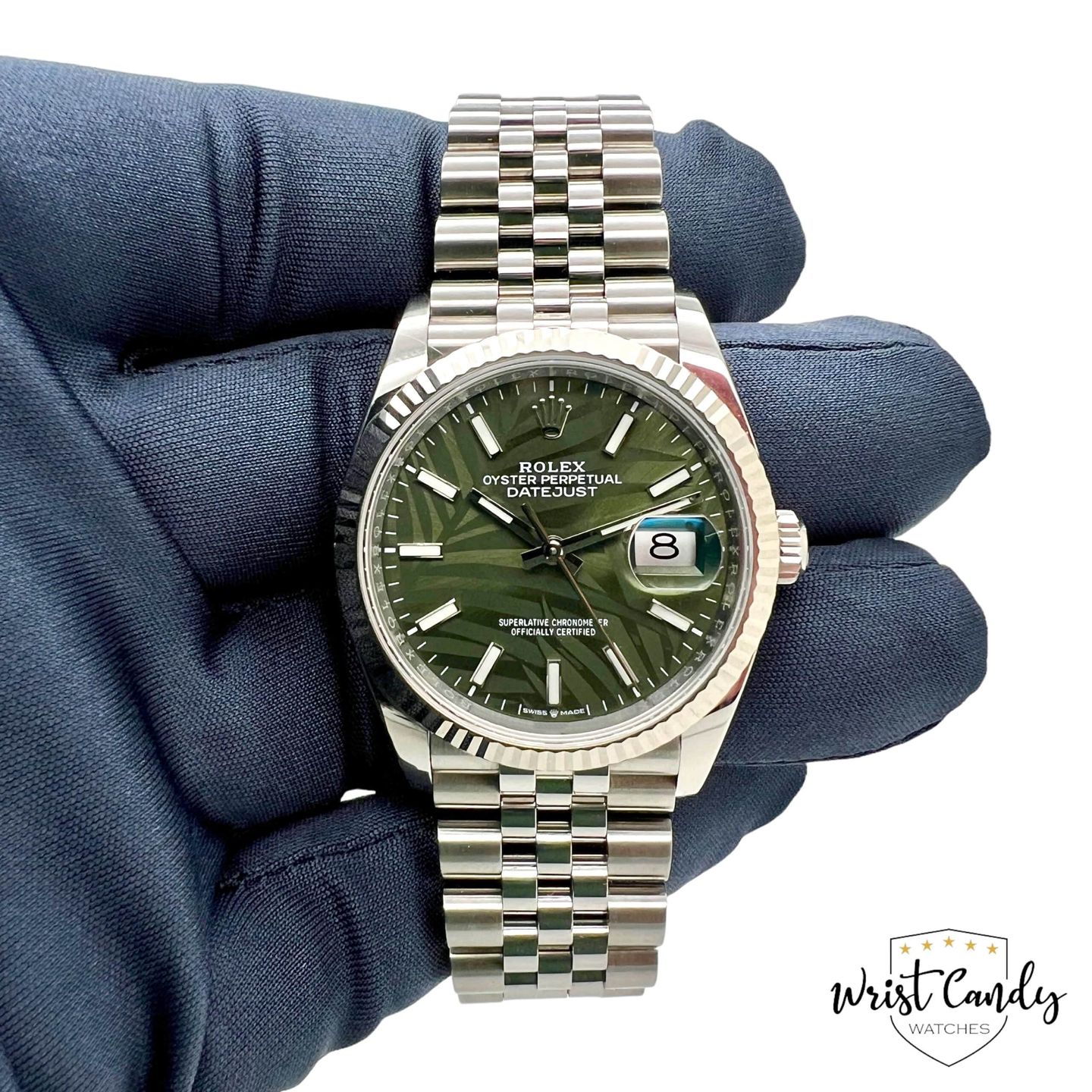 Rolex Datejust 36 126234 (2023) - Blauw wijzerplaat 36mm Staal (7/8)