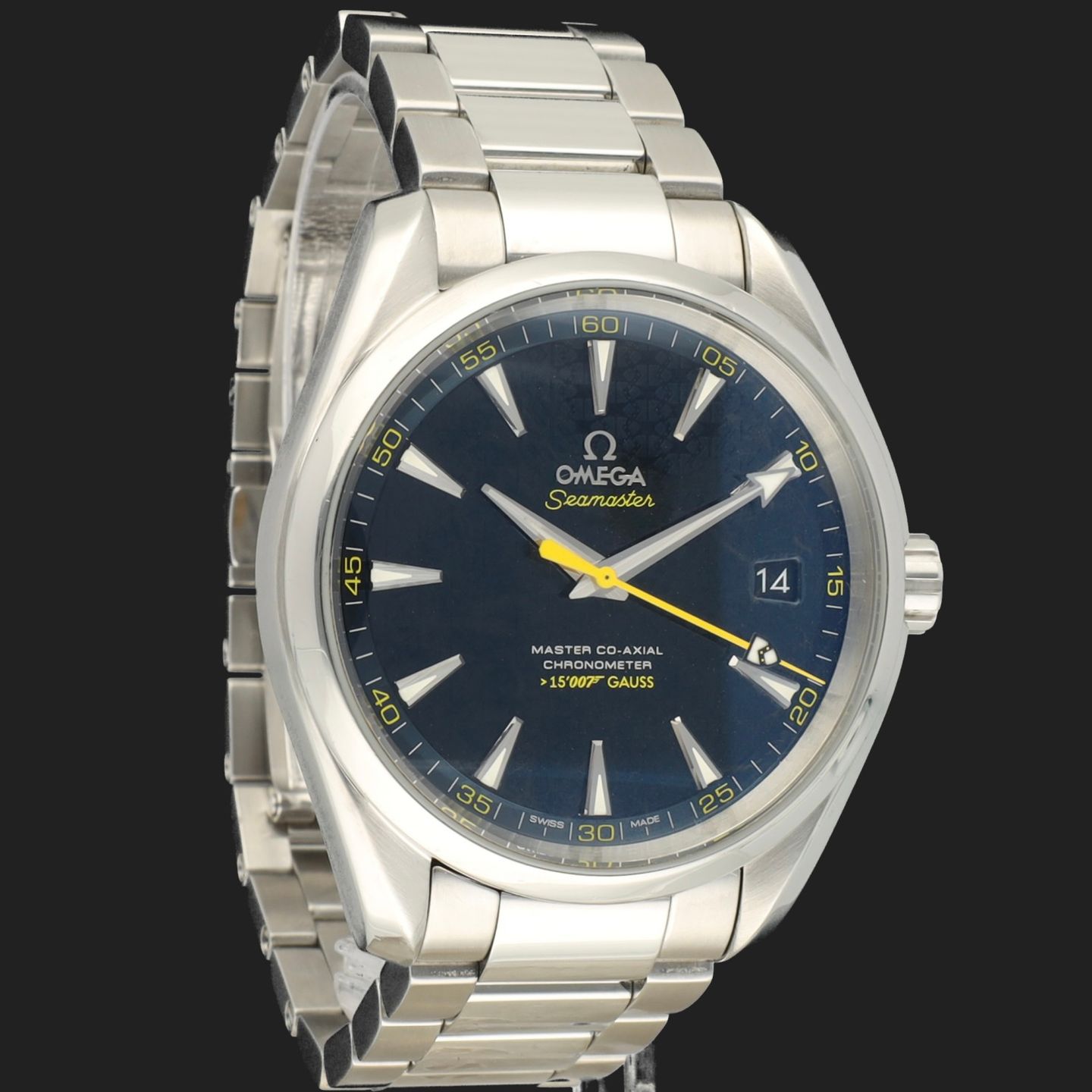 Omega Seamaster Aqua Terra 231.10.42.21.03.004 (2020) - Blue dial 42 mm Steel case (4/8)