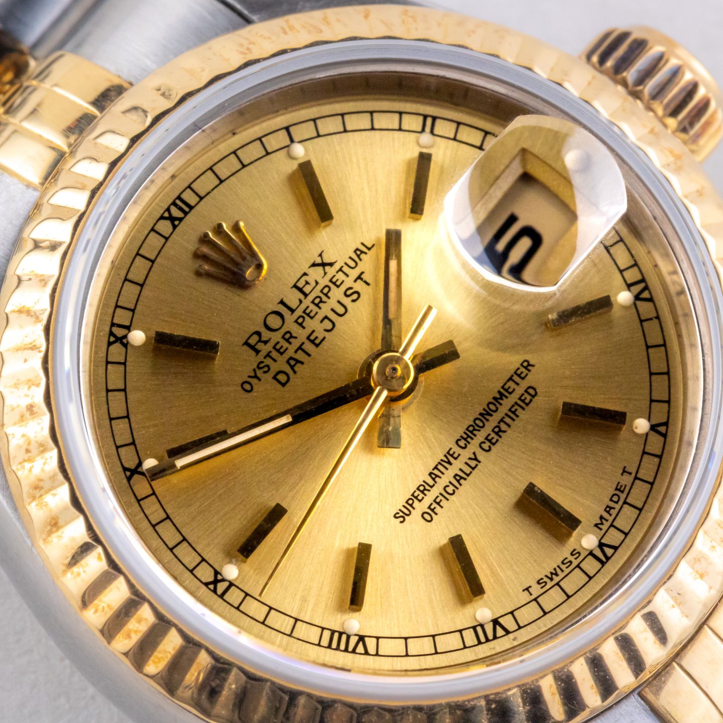 Rolex Lady-Datejust 69173 (1993) - 26mm Goud/Staal (2/8)