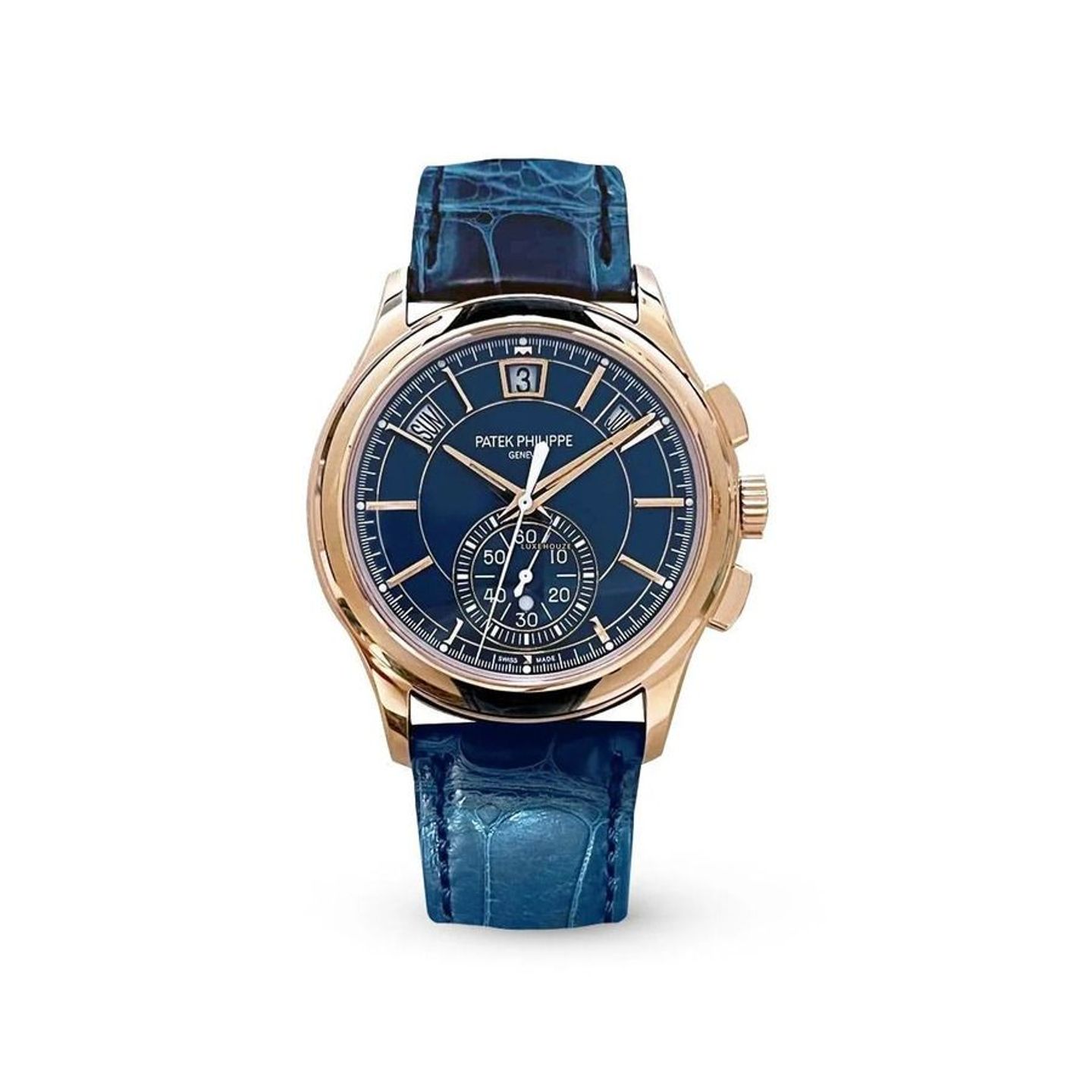 Patek Philippe Annual Calendar Chronograph 5905R-010 (2024) - Blue dial 42 mm Rose Gold case (1/1)
