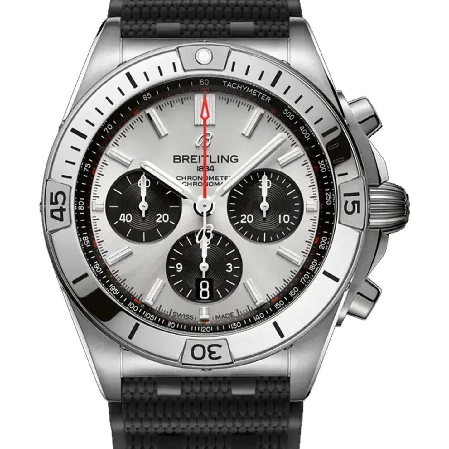 Breitling Chronomat 42 AB0134101G1S2 (2026) - Silver dial 43 mm Steel case (1/1)