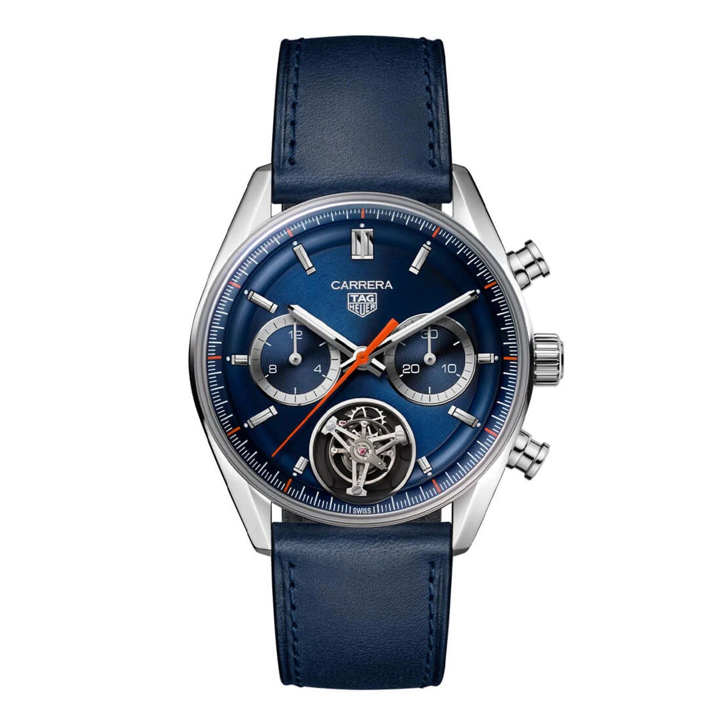 TAG Heuer Carrera CBS5010.FC6543 (2024) - Blauw wijzerplaat 42mm Staal (3/3)