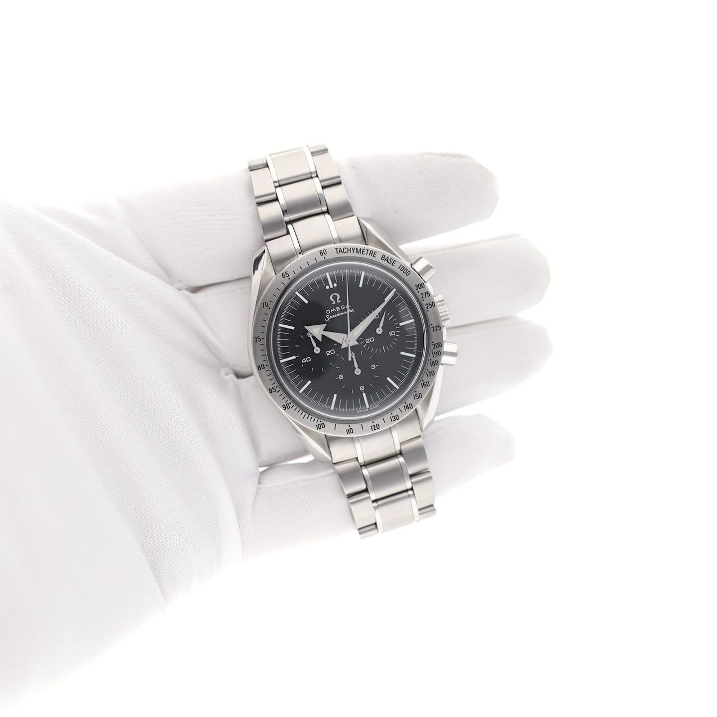 Omega Speedmaster Broad Arrow 3594.50.00 (2000) - Black dial 42 mm Steel case (7/8)
